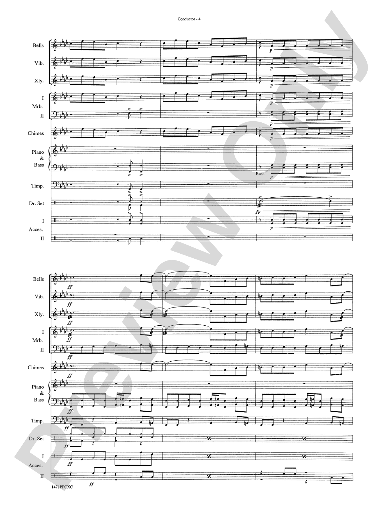 Peter Gunn: Percussion Ensemble Book & CD