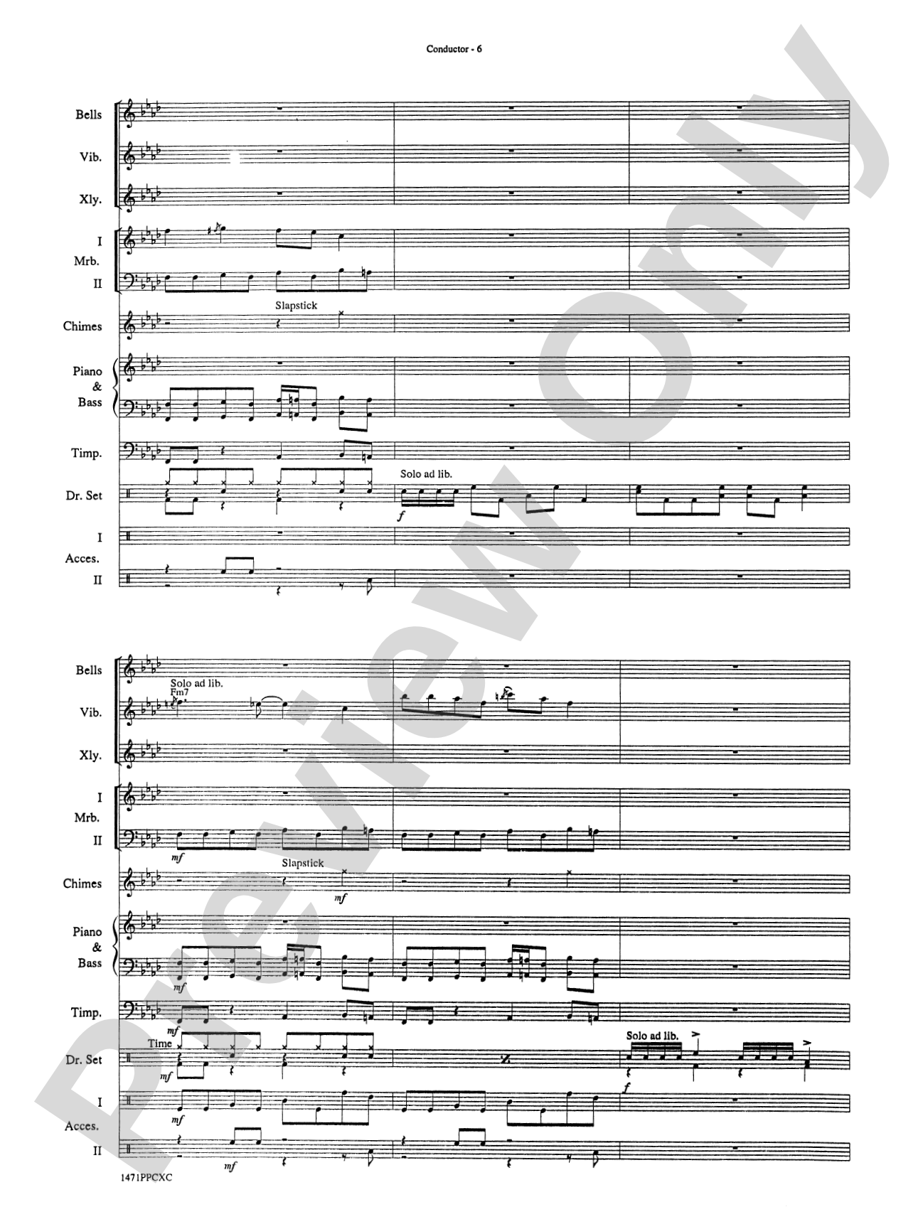 Peter Gunn: Percussion Ensemble Book & CD