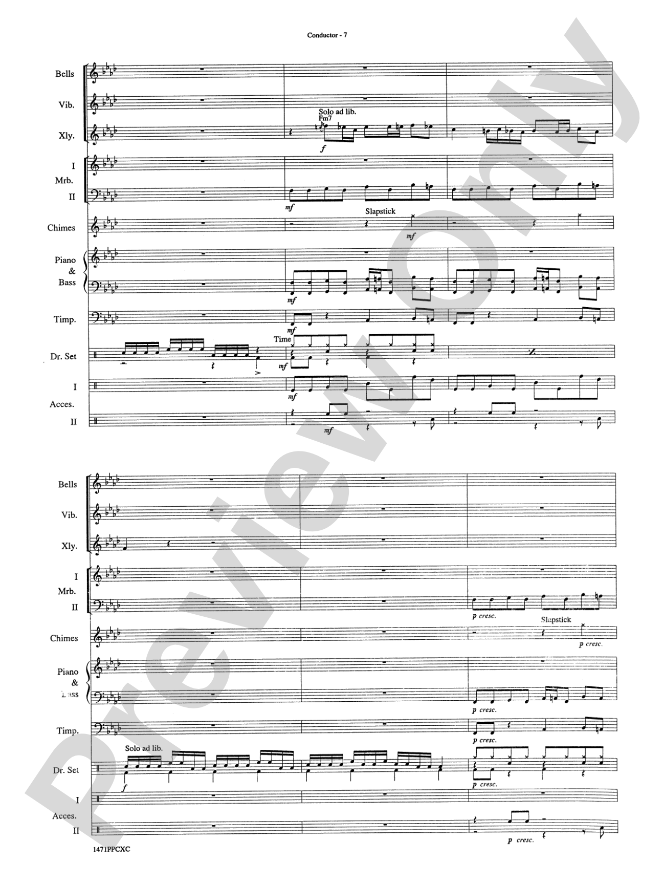 Peter Gunn: Percussion Ensemble Book & CD