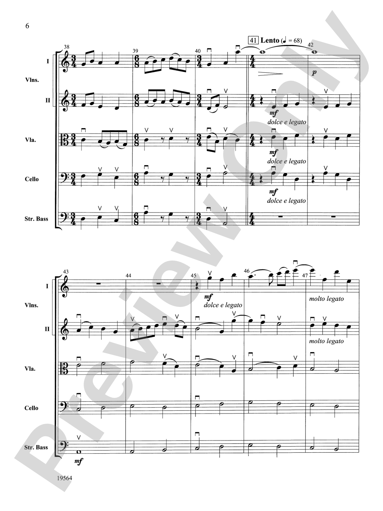 Diversions: String Orchestra Conductor Score & Parts