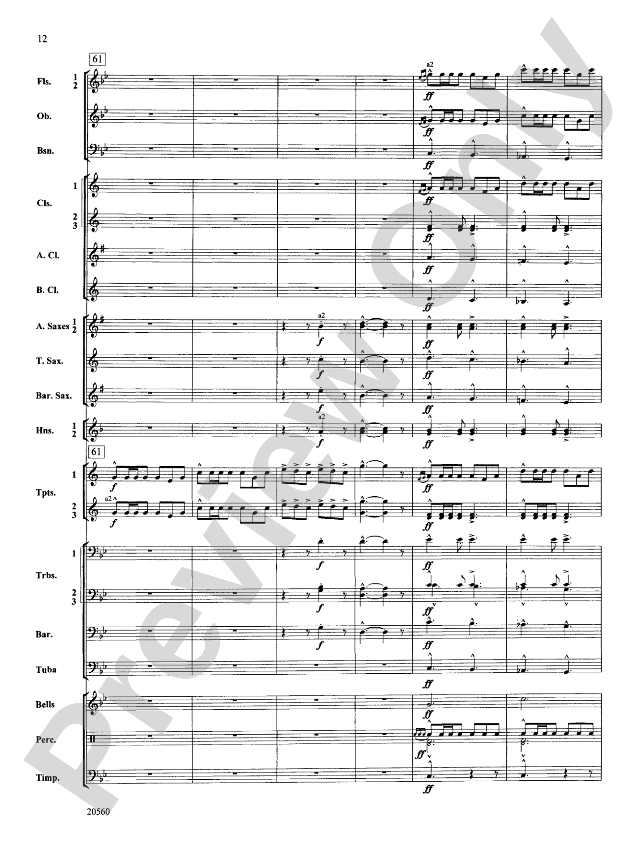Marche Lorraine: Concert Band Conductor Score & Parts