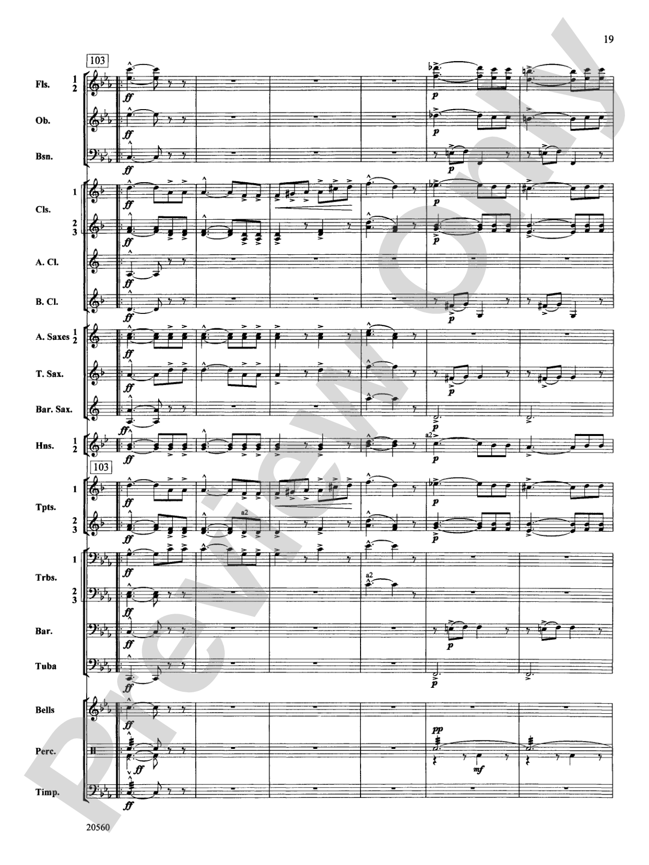 Marche Lorraine: Concert Band Conductor Score & Parts
