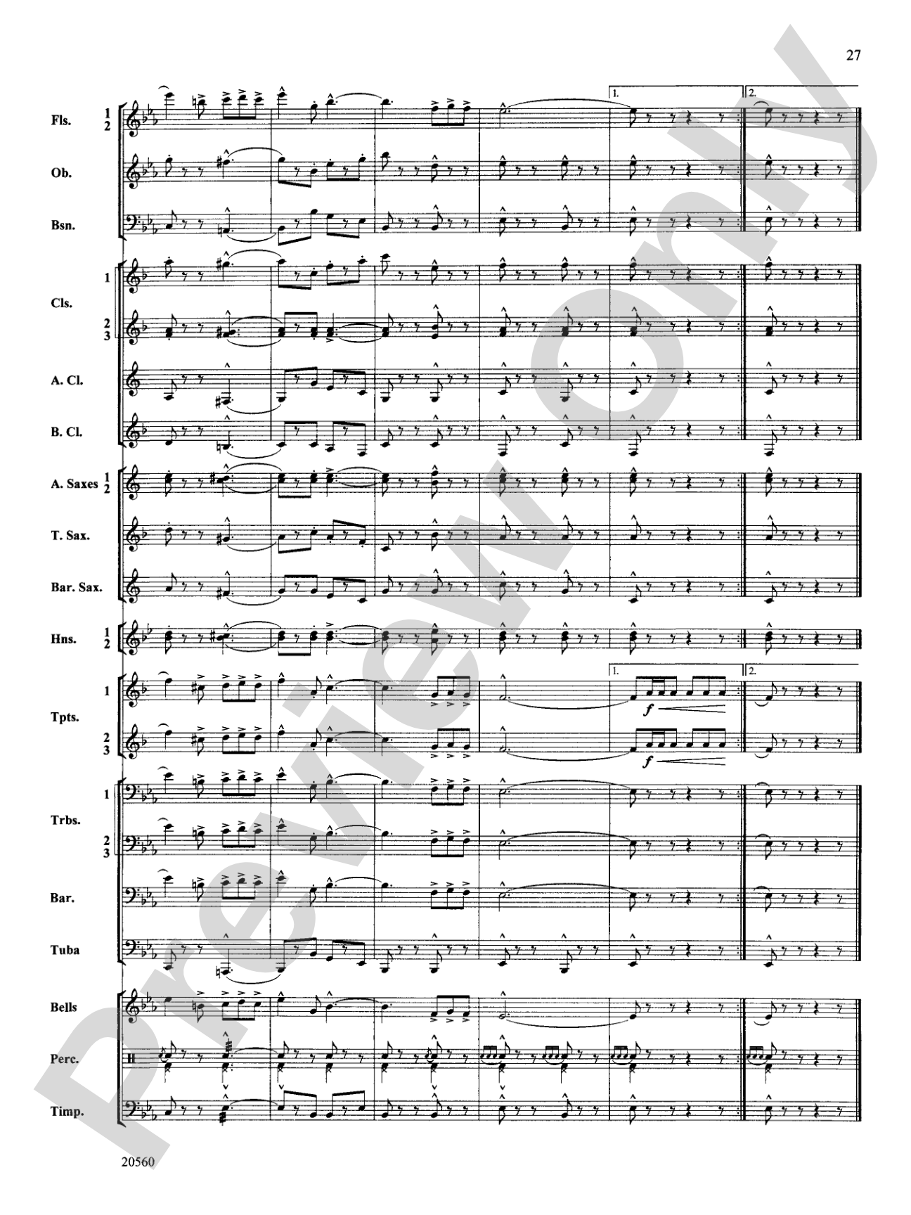 Marche Lorraine: Concert Band Conductor Score & Parts
