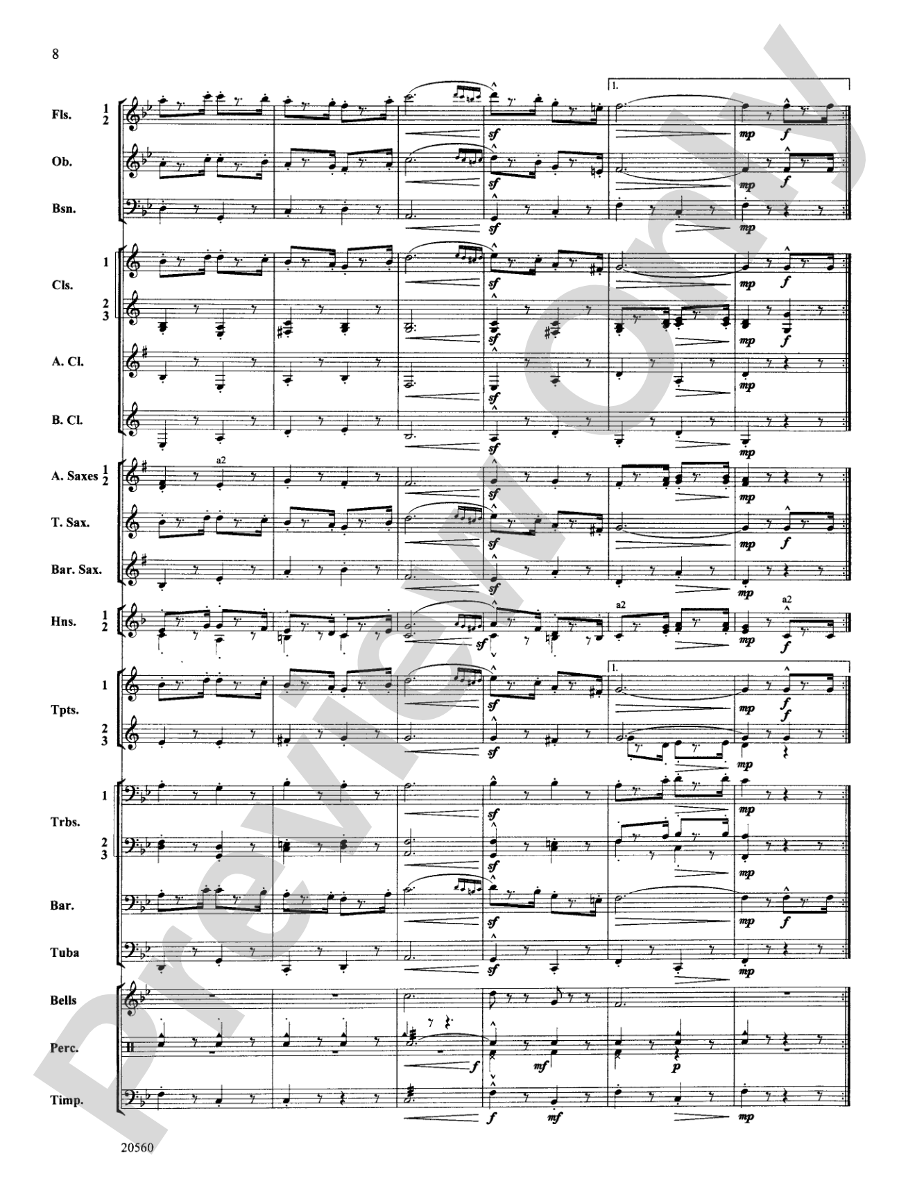 Marche Lorraine: Concert Band Conductor Score & Parts