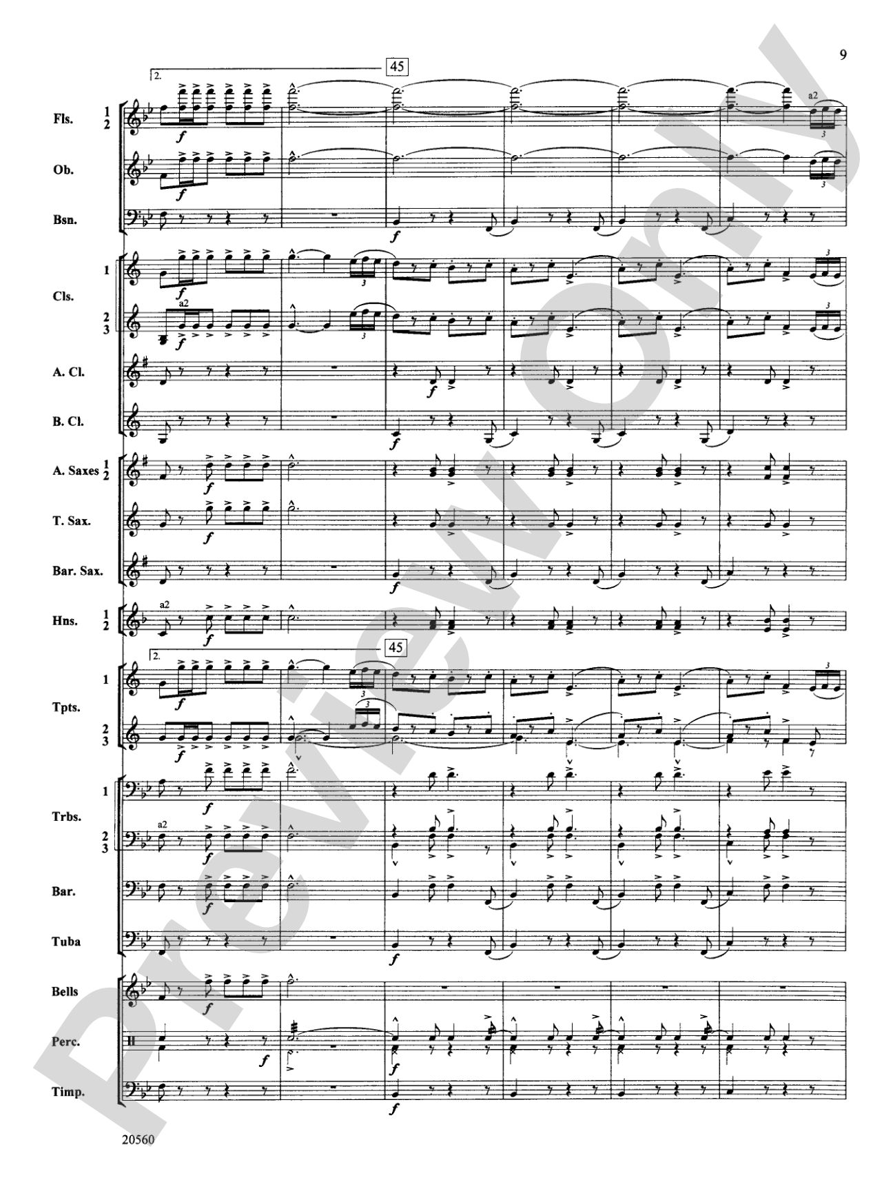 Marche Lorraine: Concert Band Conductor Score & Parts