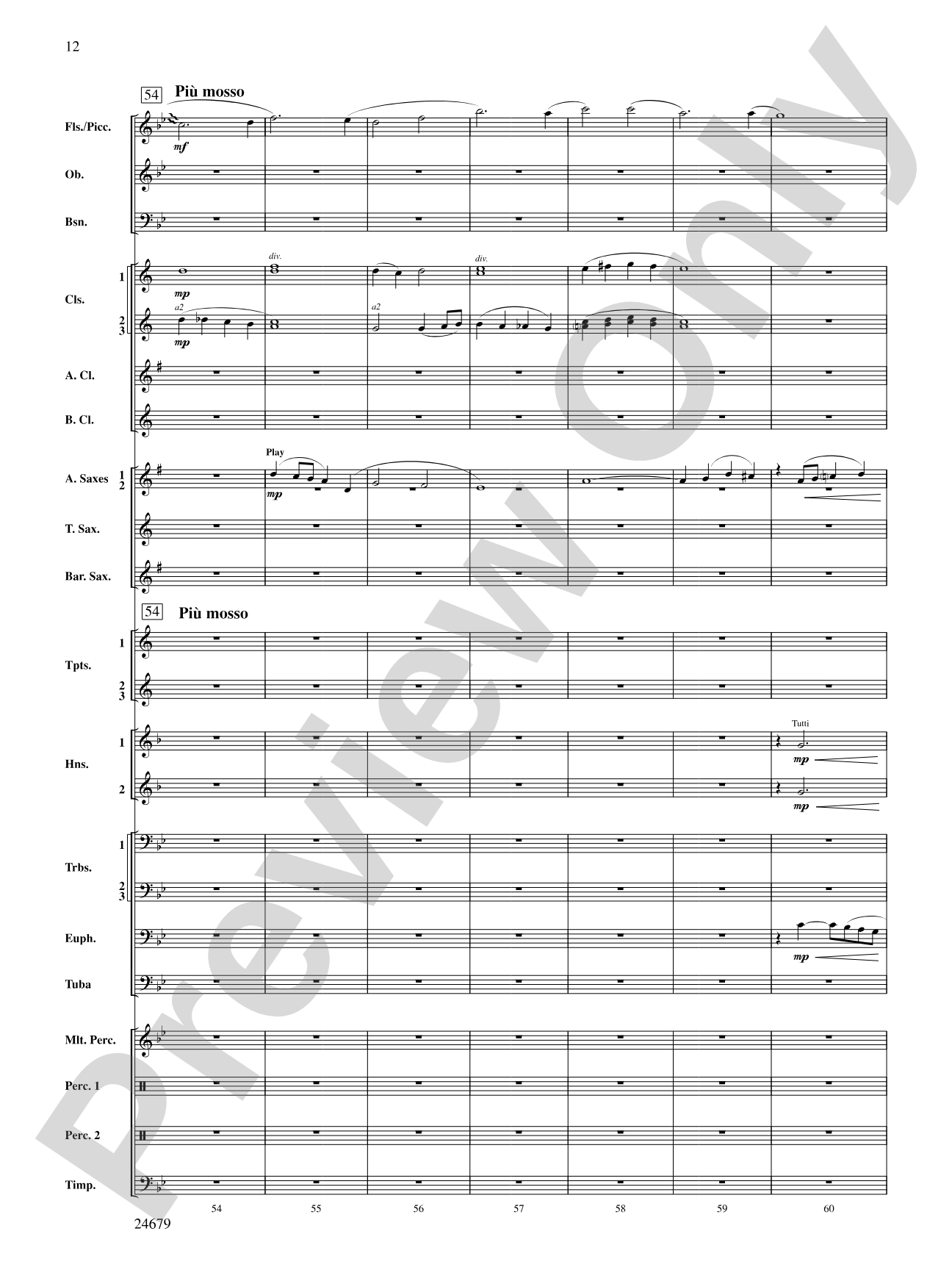 A Most Wonderful Christmas: Concert Band Conductor Score & Parts