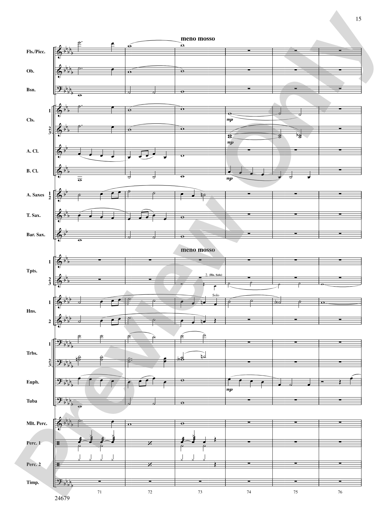 A Most Wonderful Christmas: Concert Band Conductor Score & Parts