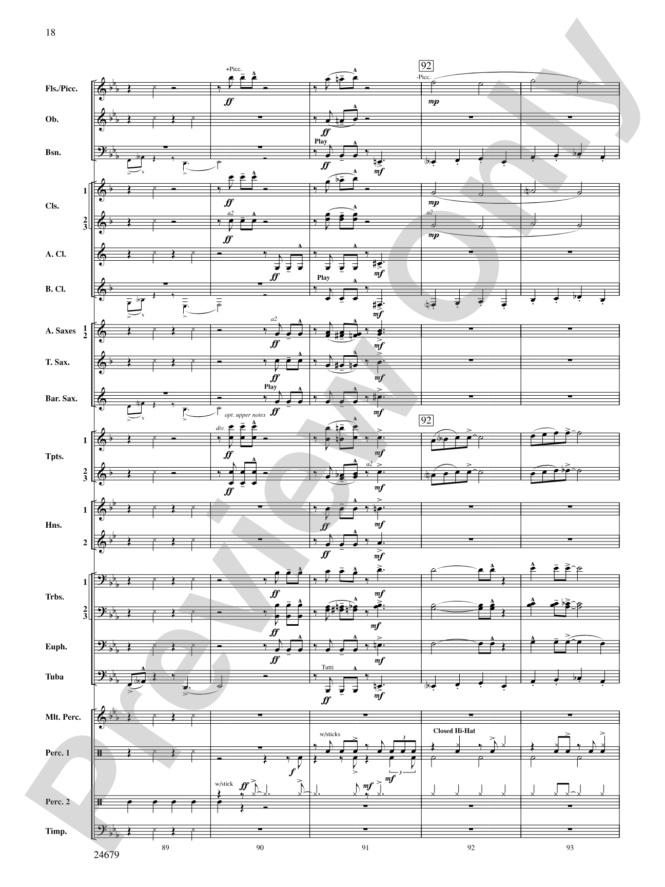 A Most Wonderful Christmas: Concert Band Conductor Score & Parts