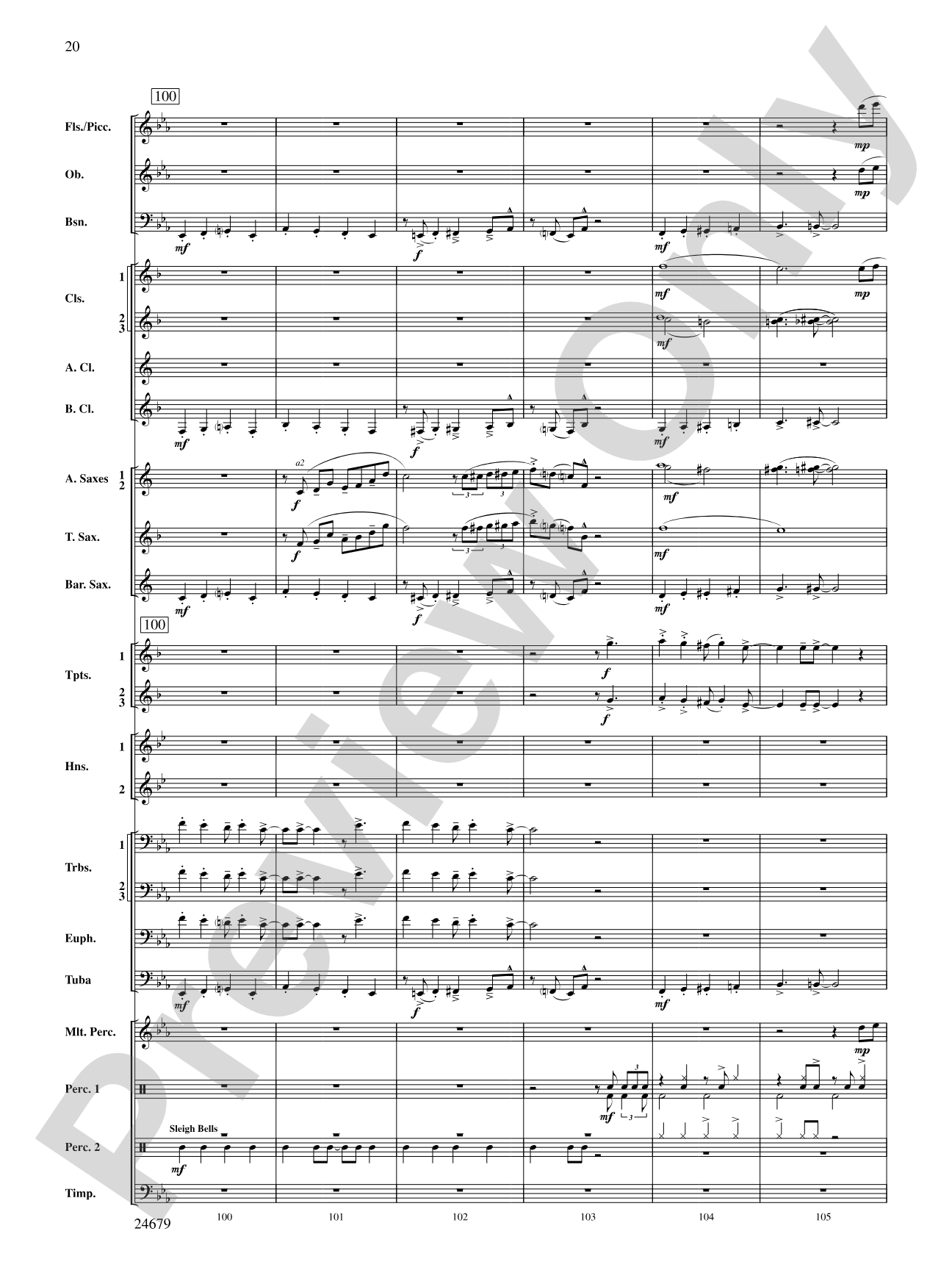 A Most Wonderful Christmas: Concert Band Conductor Score & Parts