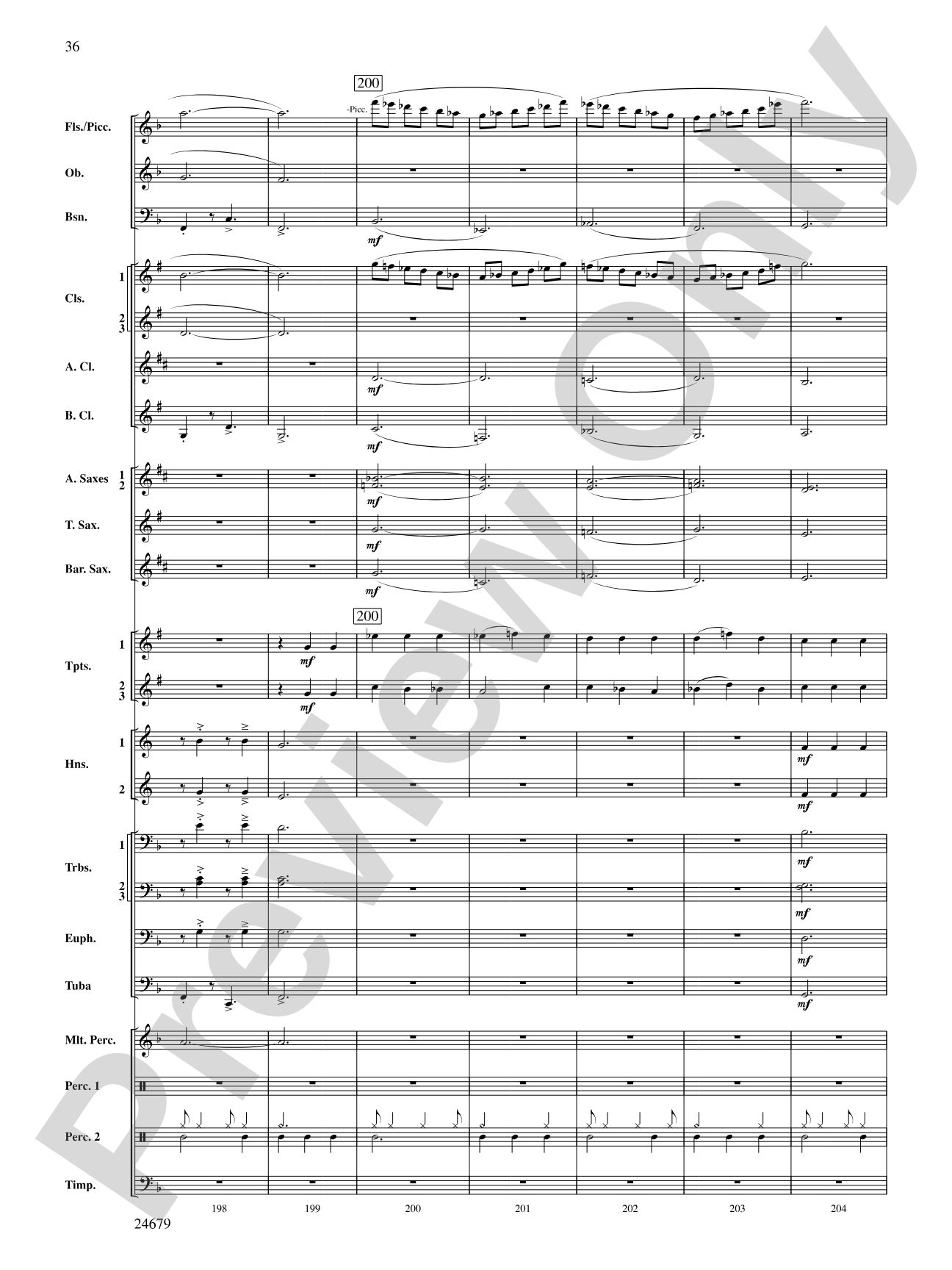 A Most Wonderful Christmas: Concert Band Conductor Score & Parts