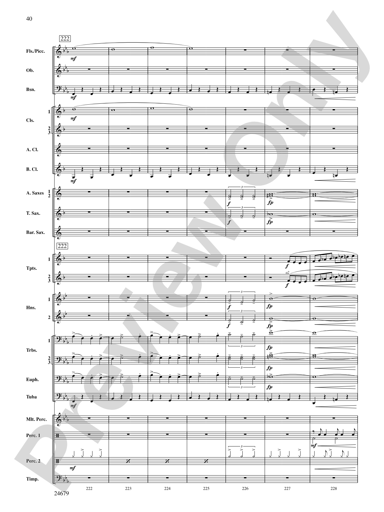 A Most Wonderful Christmas: Concert Band Conductor Score & Parts