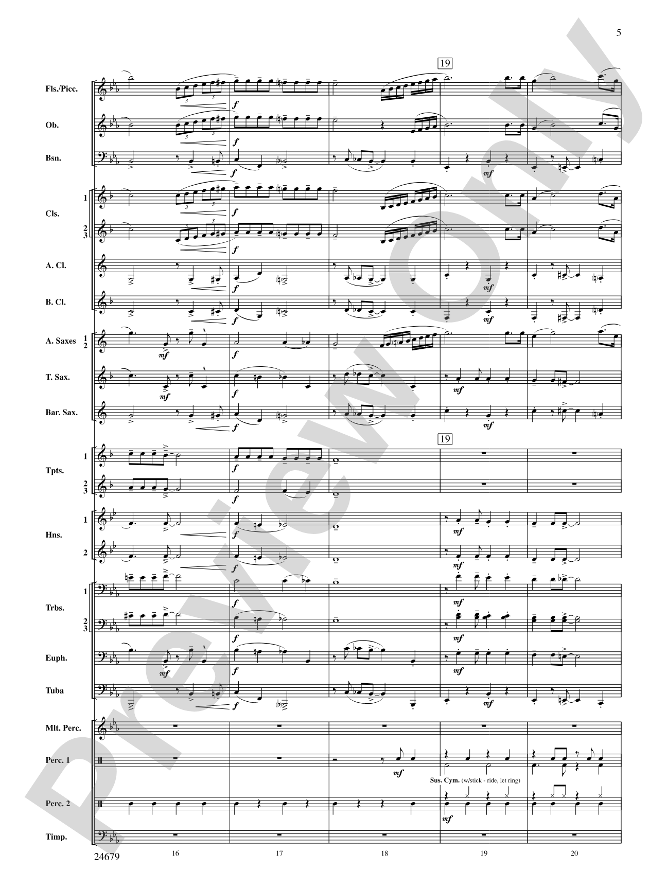 A Most Wonderful Christmas: Concert Band Conductor Score & Parts