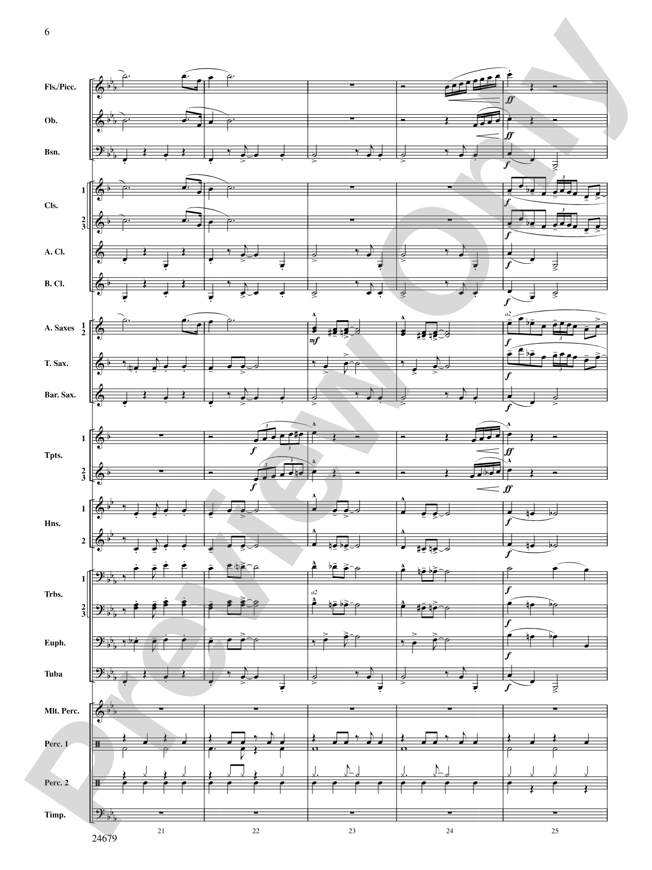 A Most Wonderful Christmas: Concert Band Conductor Score & Parts