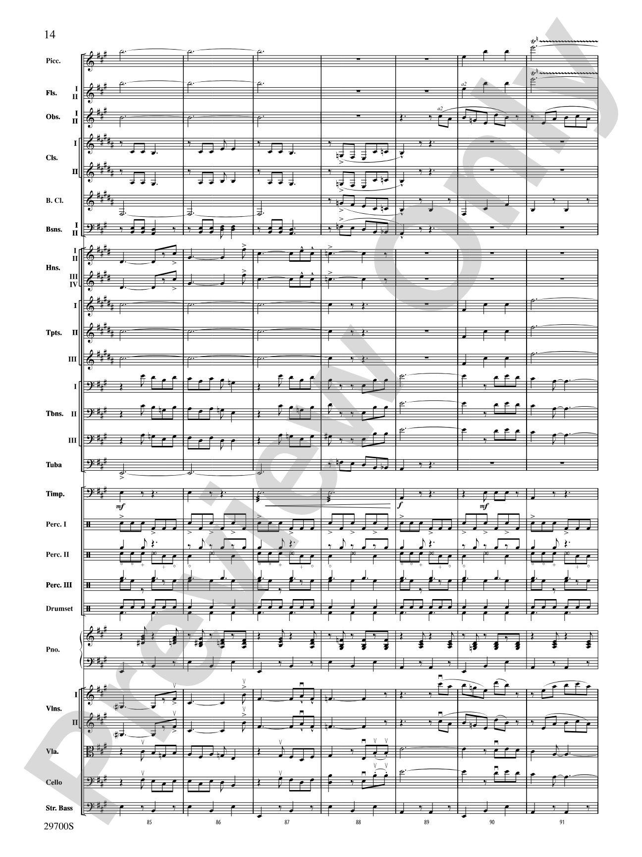 La Suerte de los Tontos (Fortune of Fools): Full Orchestra Conductor Score & Parts