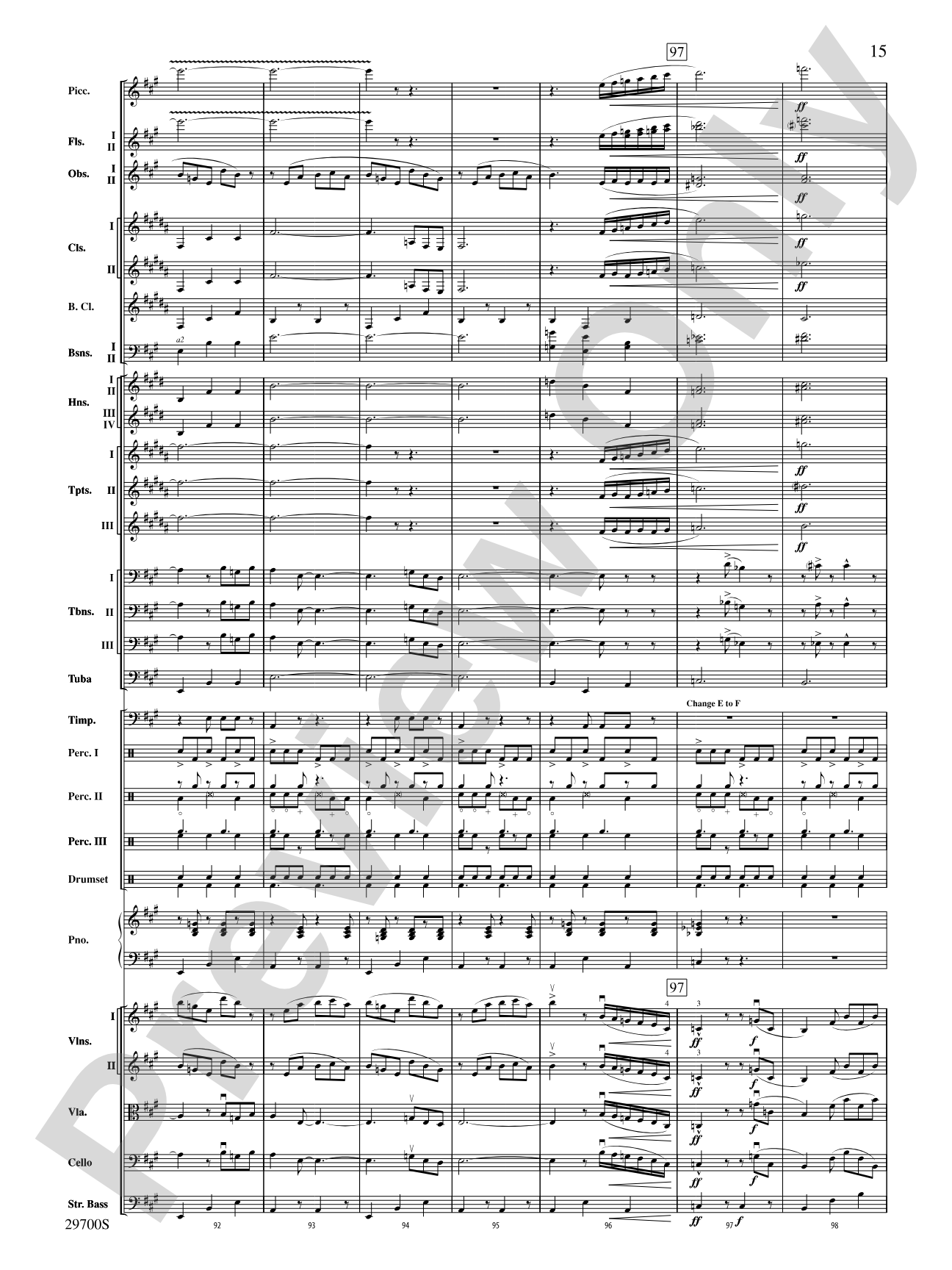 La Suerte de los Tontos (Fortune of Fools): Full Orchestra Conductor Score & Parts