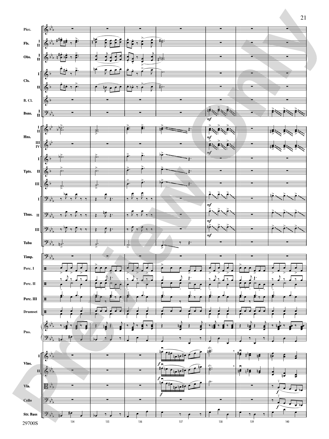 La Suerte de los Tontos (Fortune of Fools): Full Orchestra Conductor Score & Parts