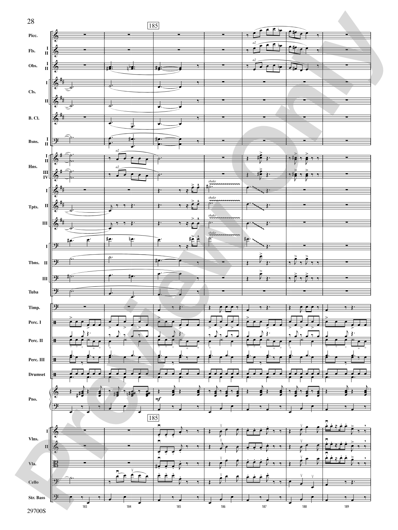 La Suerte de los Tontos (Fortune of Fools): Full Orchestra Conductor Score & Parts