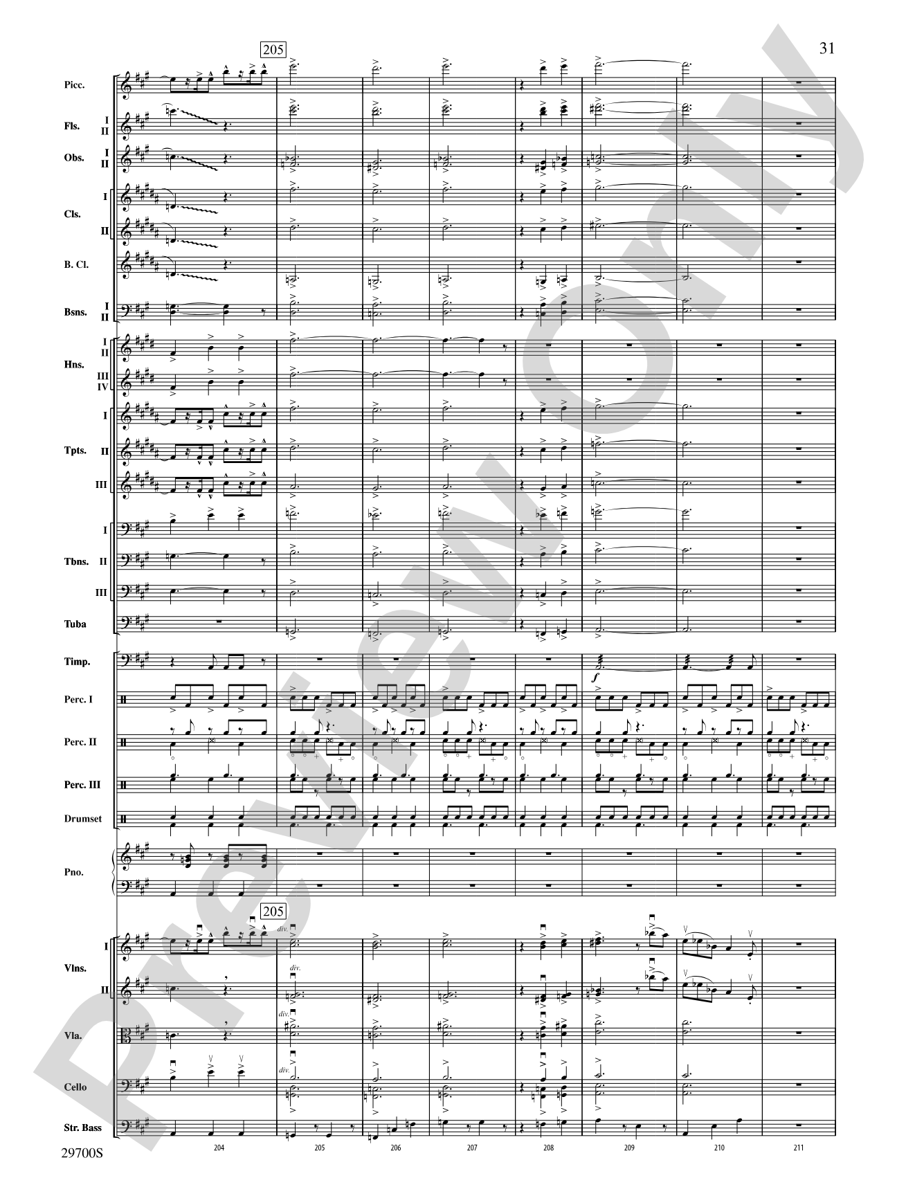 La Suerte de los Tontos (Fortune of Fools): Full Orchestra Conductor Score & Parts