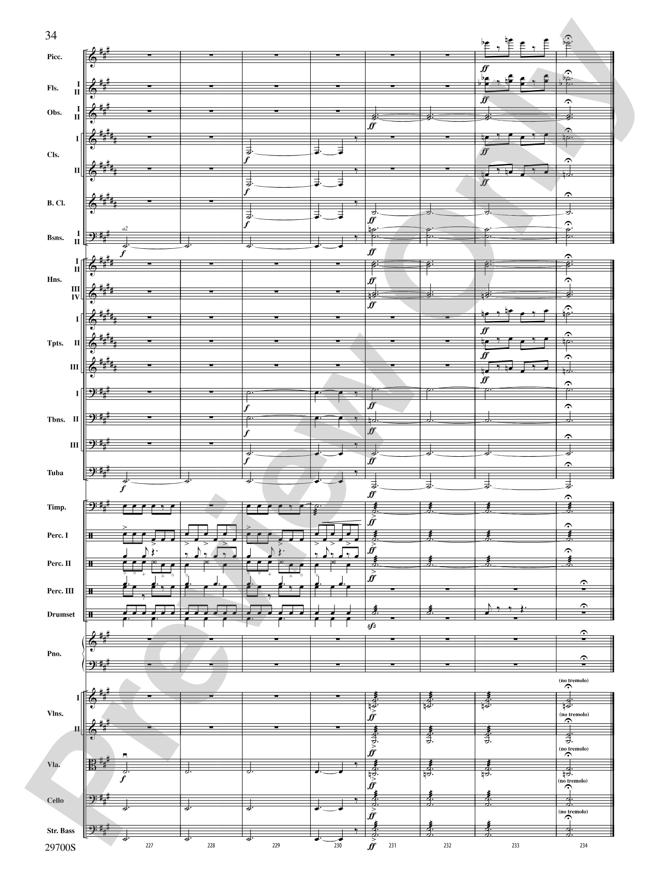 La Suerte de los Tontos (Fortune of Fools): Full Orchestra Conductor Score & Parts
