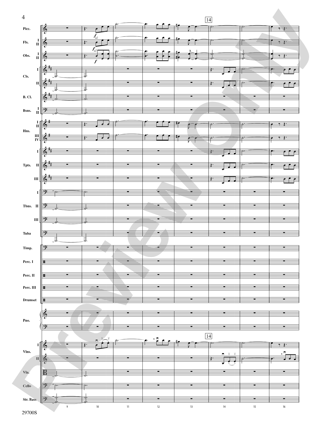 La Suerte de los Tontos (Fortune of Fools): Full Orchestra Conductor Score & Parts