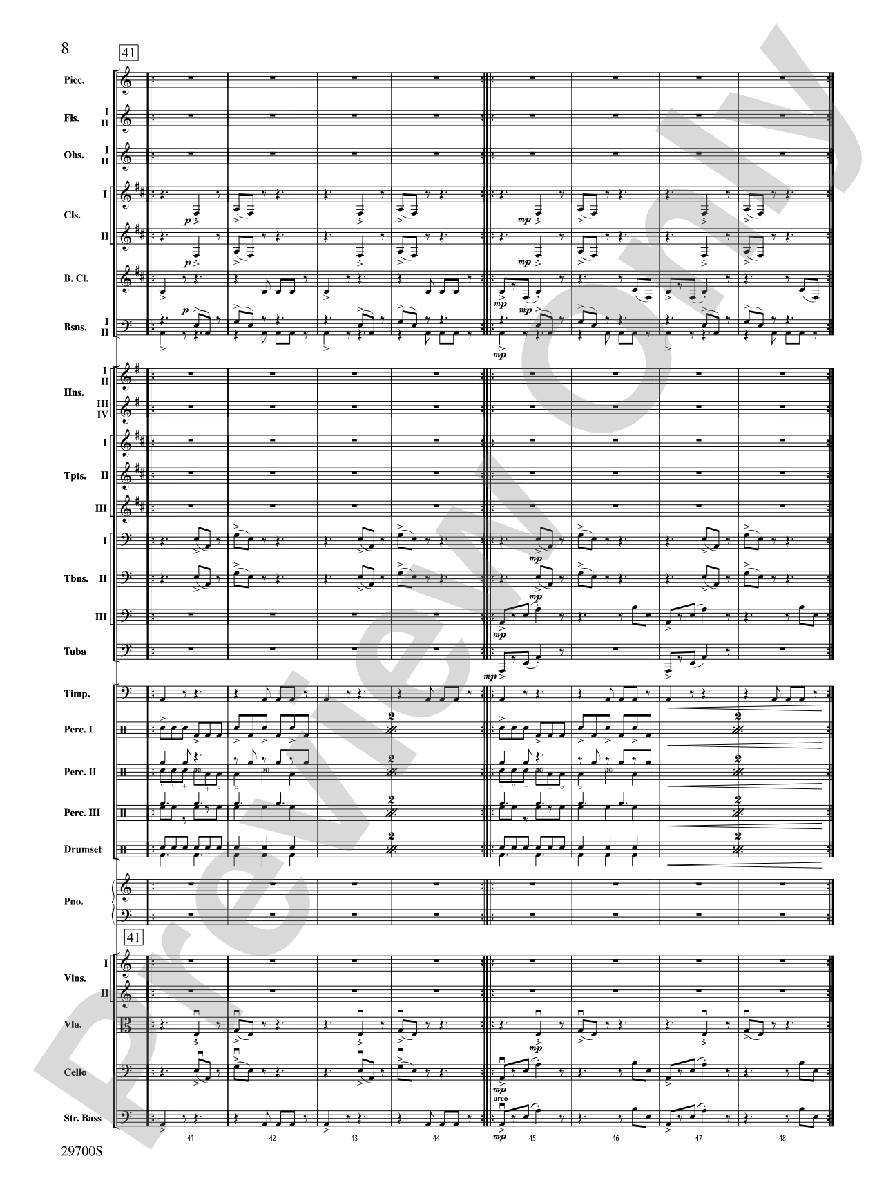 La Suerte de los Tontos (Fortune of Fools): Full Orchestra Conductor Score & Parts