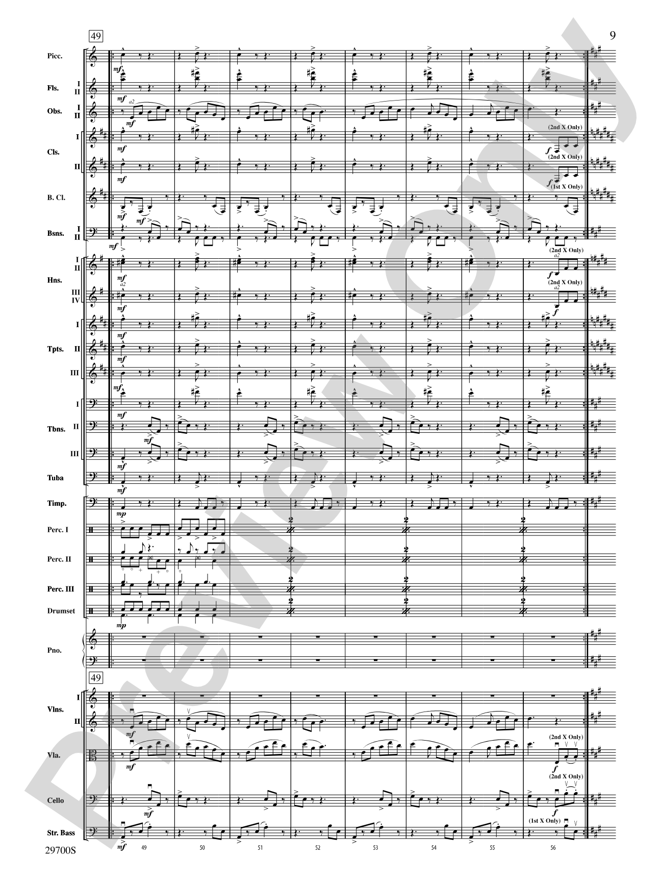 La Suerte de los Tontos (Fortune of Fools): Full Orchestra Conductor Score & Parts