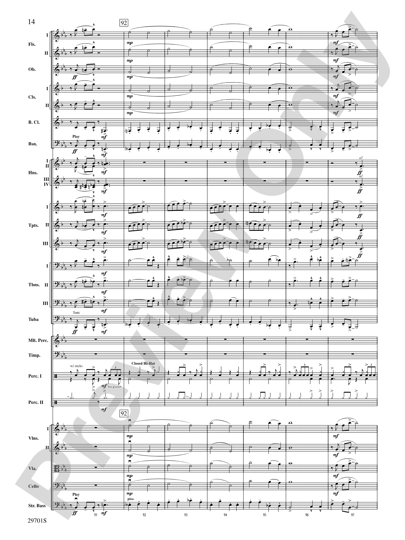 A Most Wonderful Christmas: Full Orchestra Conductor Score & Parts