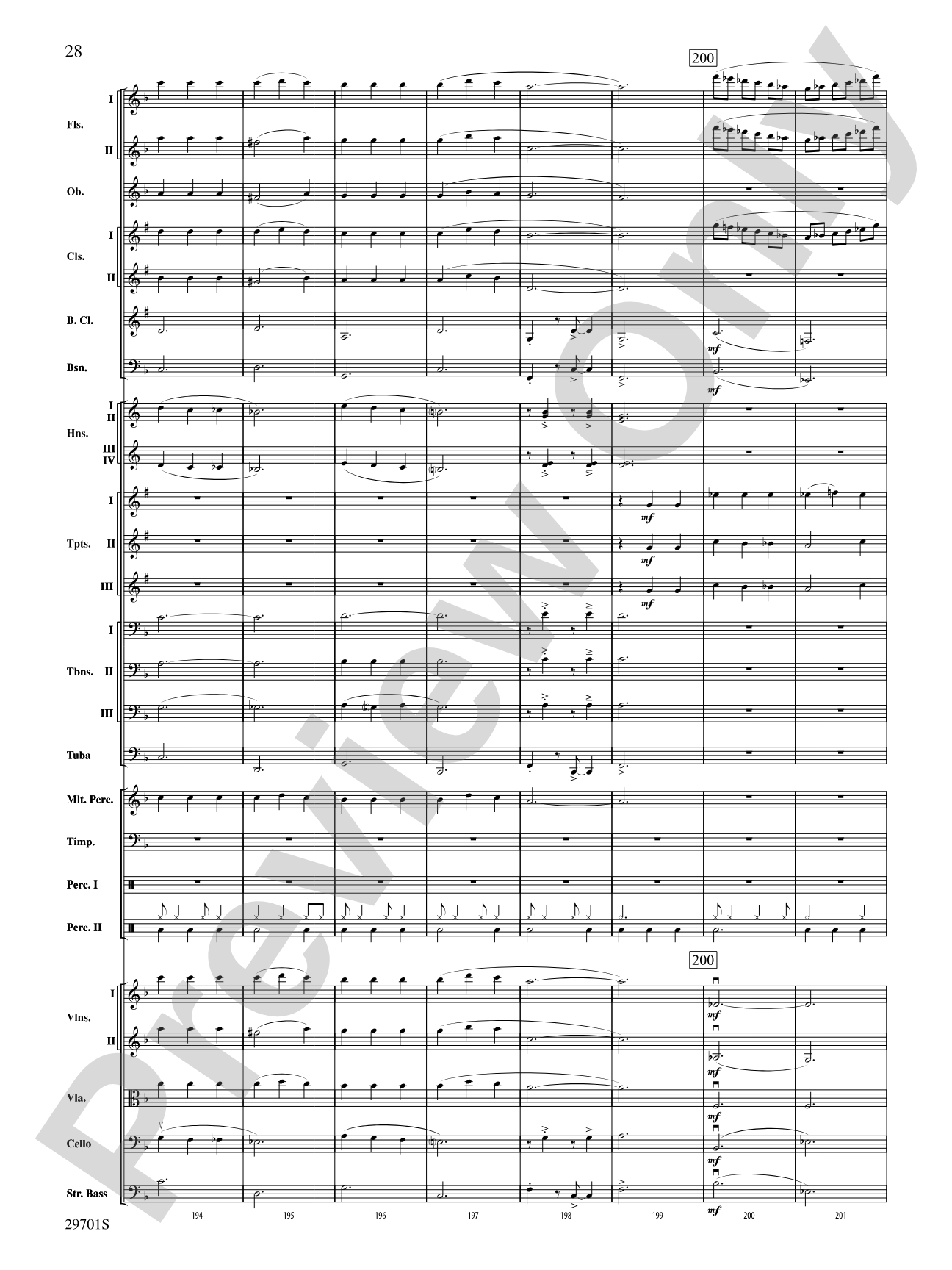 A Most Wonderful Christmas: Full Orchestra Conductor Score & Parts
