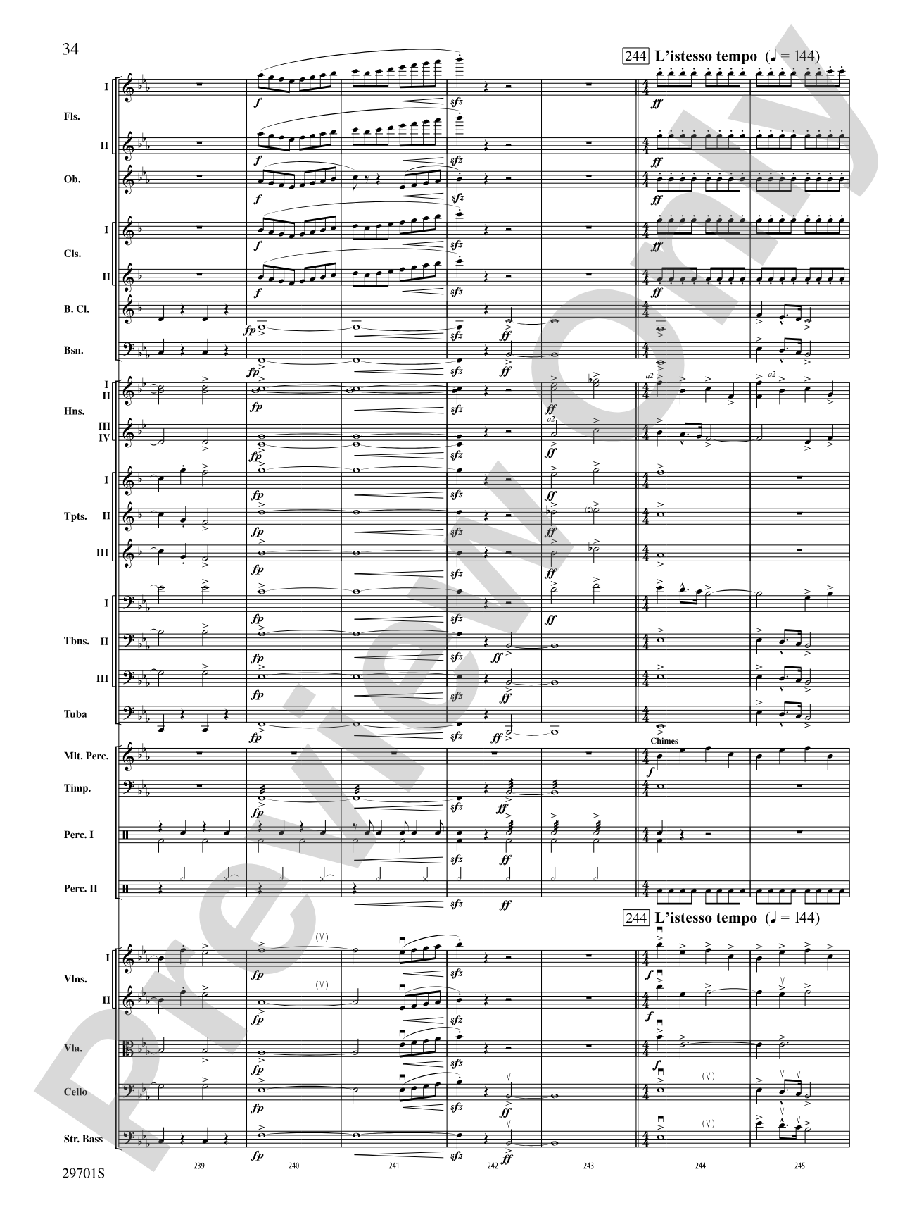 A Most Wonderful Christmas: Full Orchestra Conductor Score & Parts