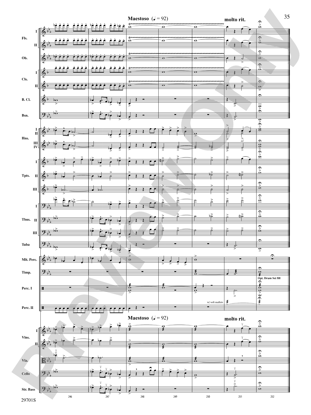 A Most Wonderful Christmas: Full Orchestra Conductor Score & Parts