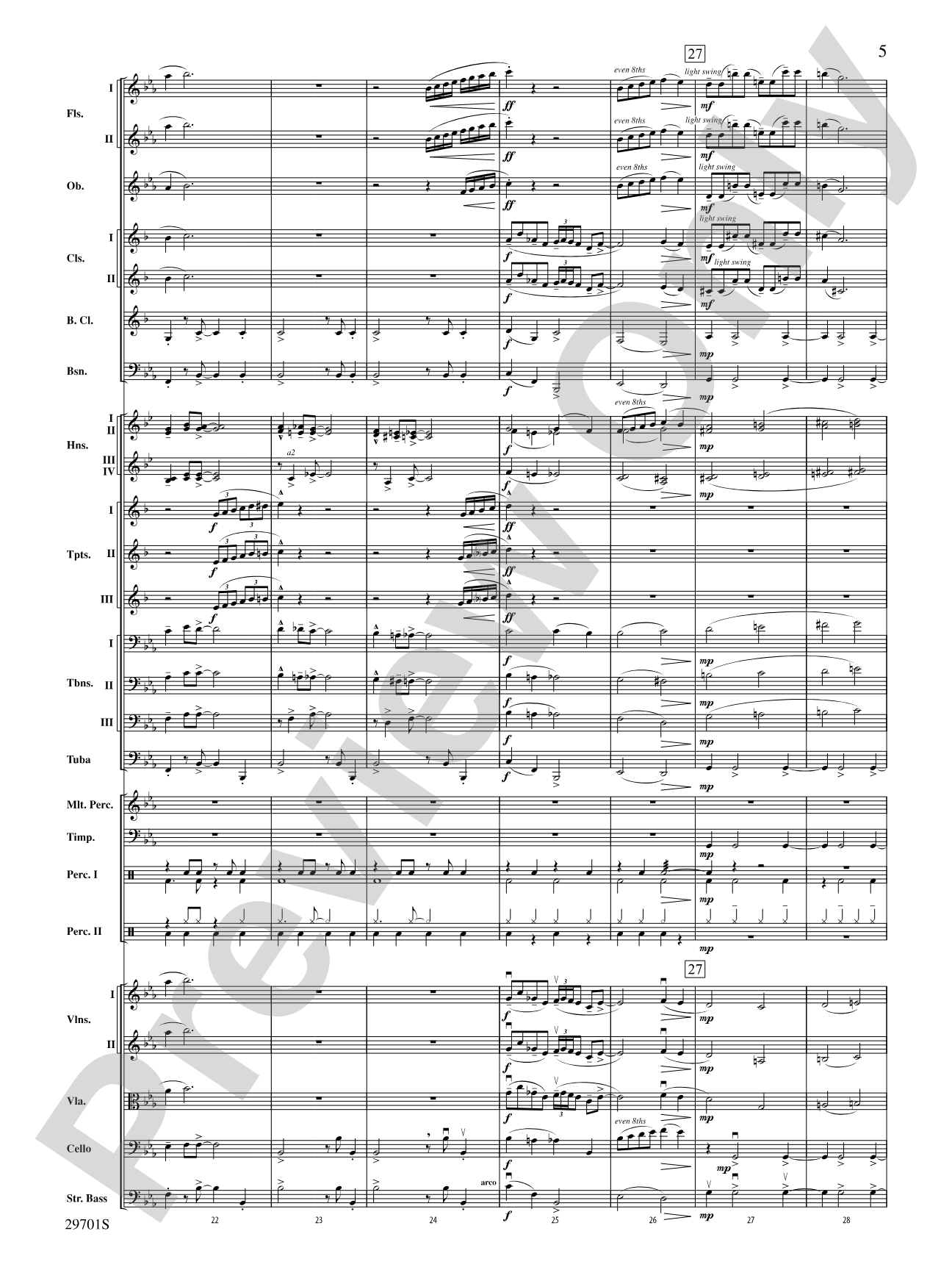 A Most Wonderful Christmas: Full Orchestra Conductor Score & Parts