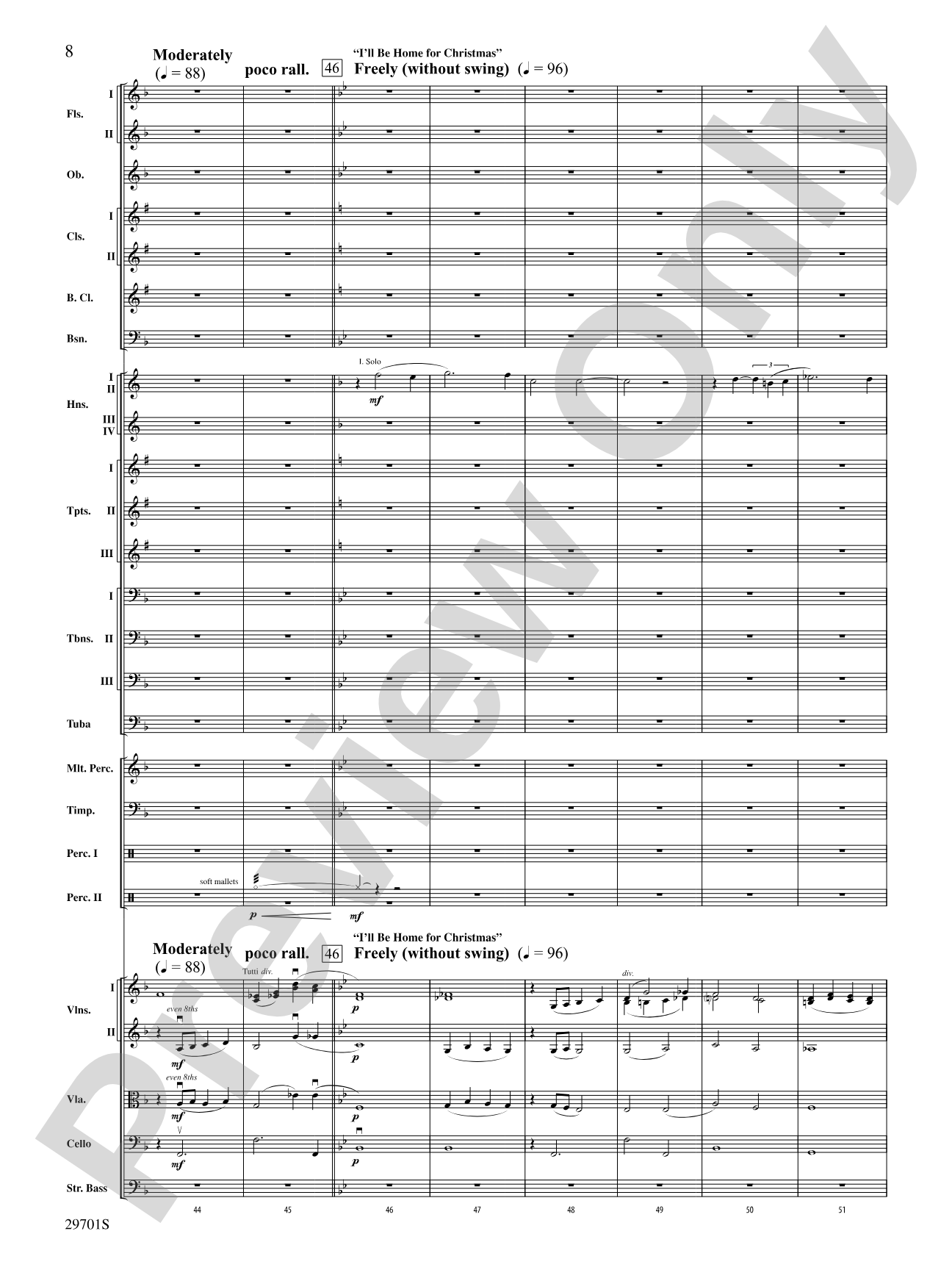 A Most Wonderful Christmas: Full Orchestra Conductor Score & Parts