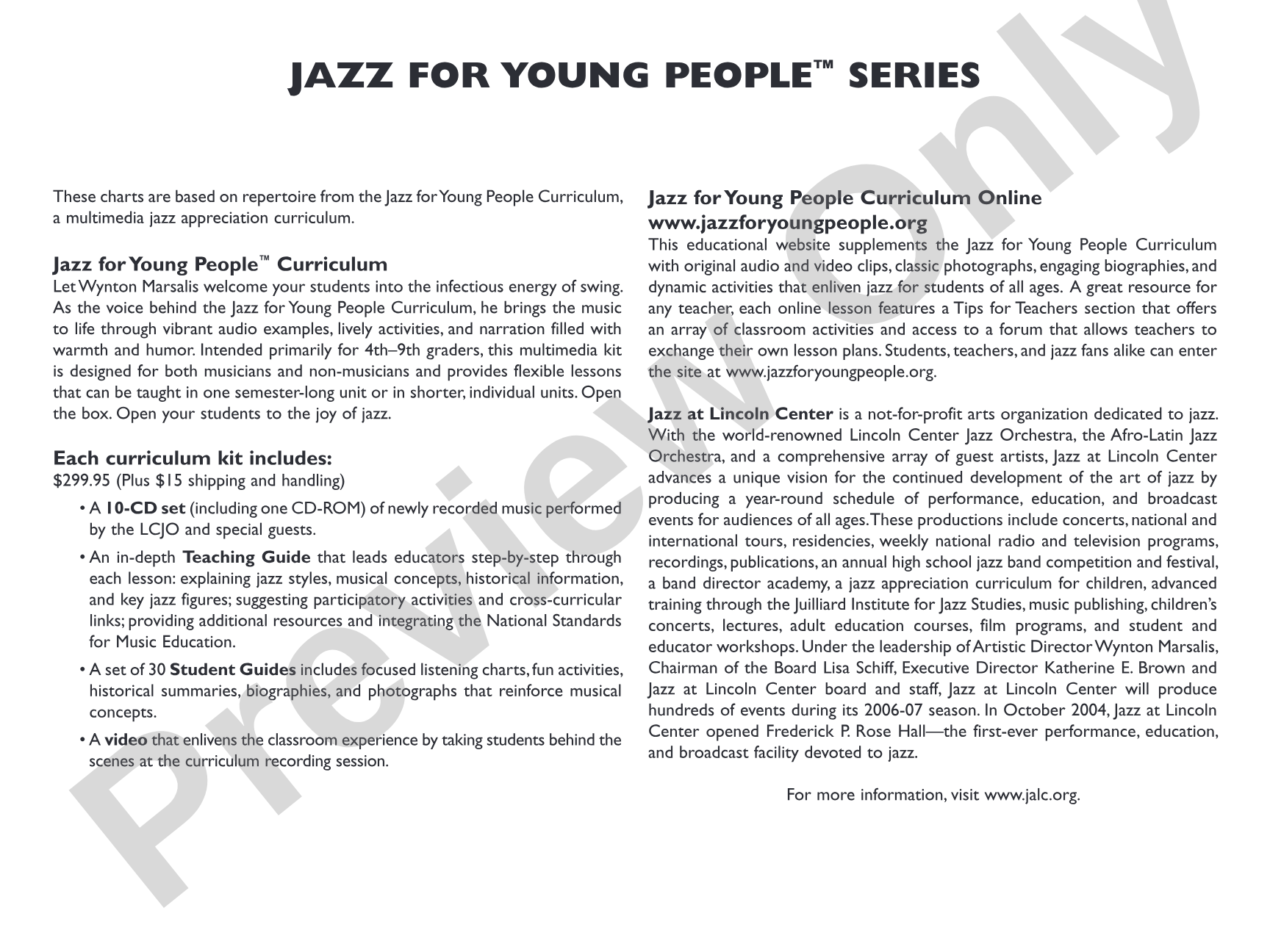 Take Five: Jazz Ensemble Conductor Score & Parts