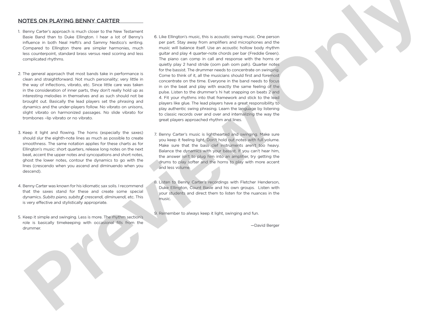 Again and Again: Jazz Ensemble Conductor Score & Parts