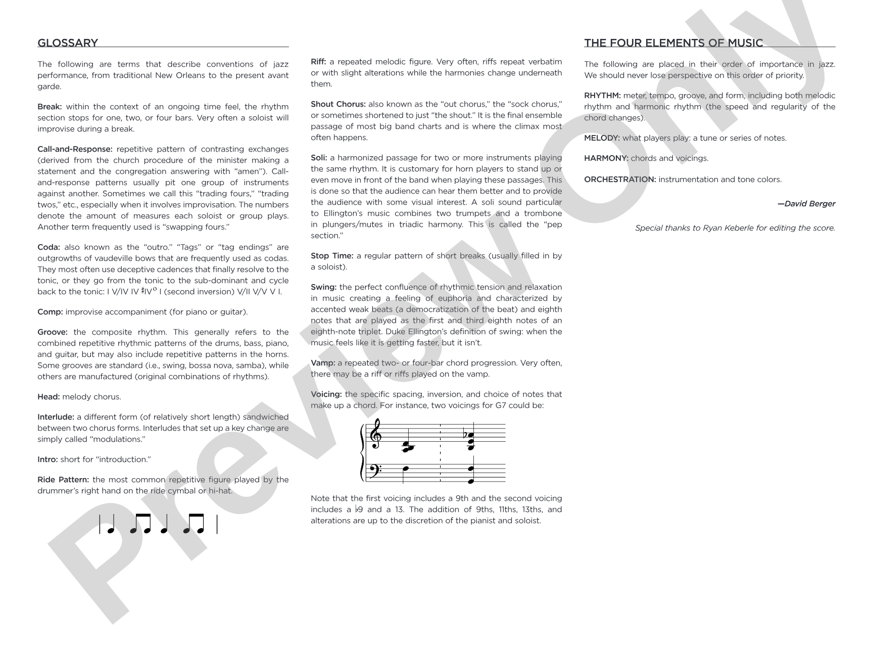 Again and Again: Jazz Ensemble Conductor Score & Parts