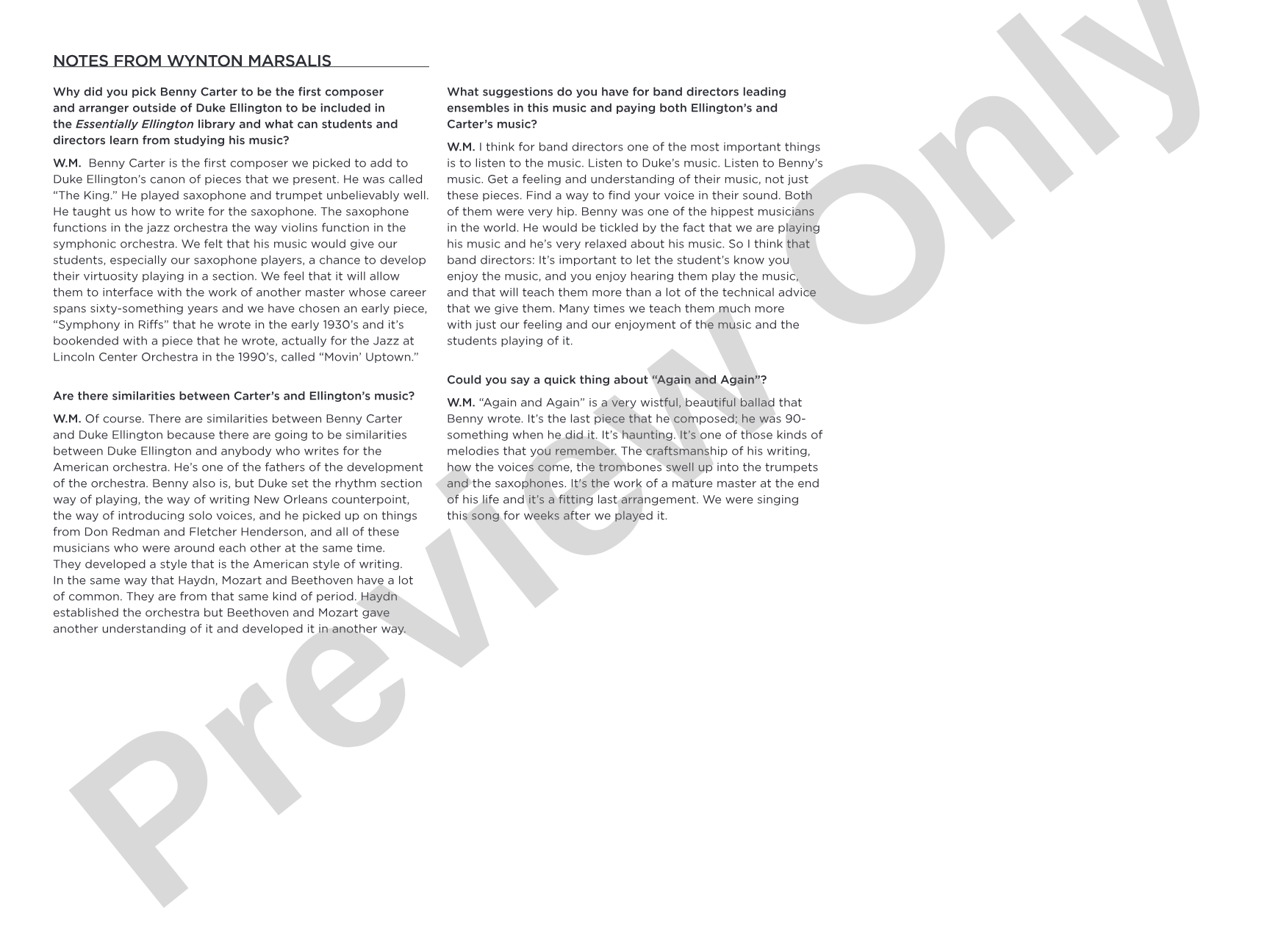 Again and Again: Jazz Ensemble Conductor Score & Parts
