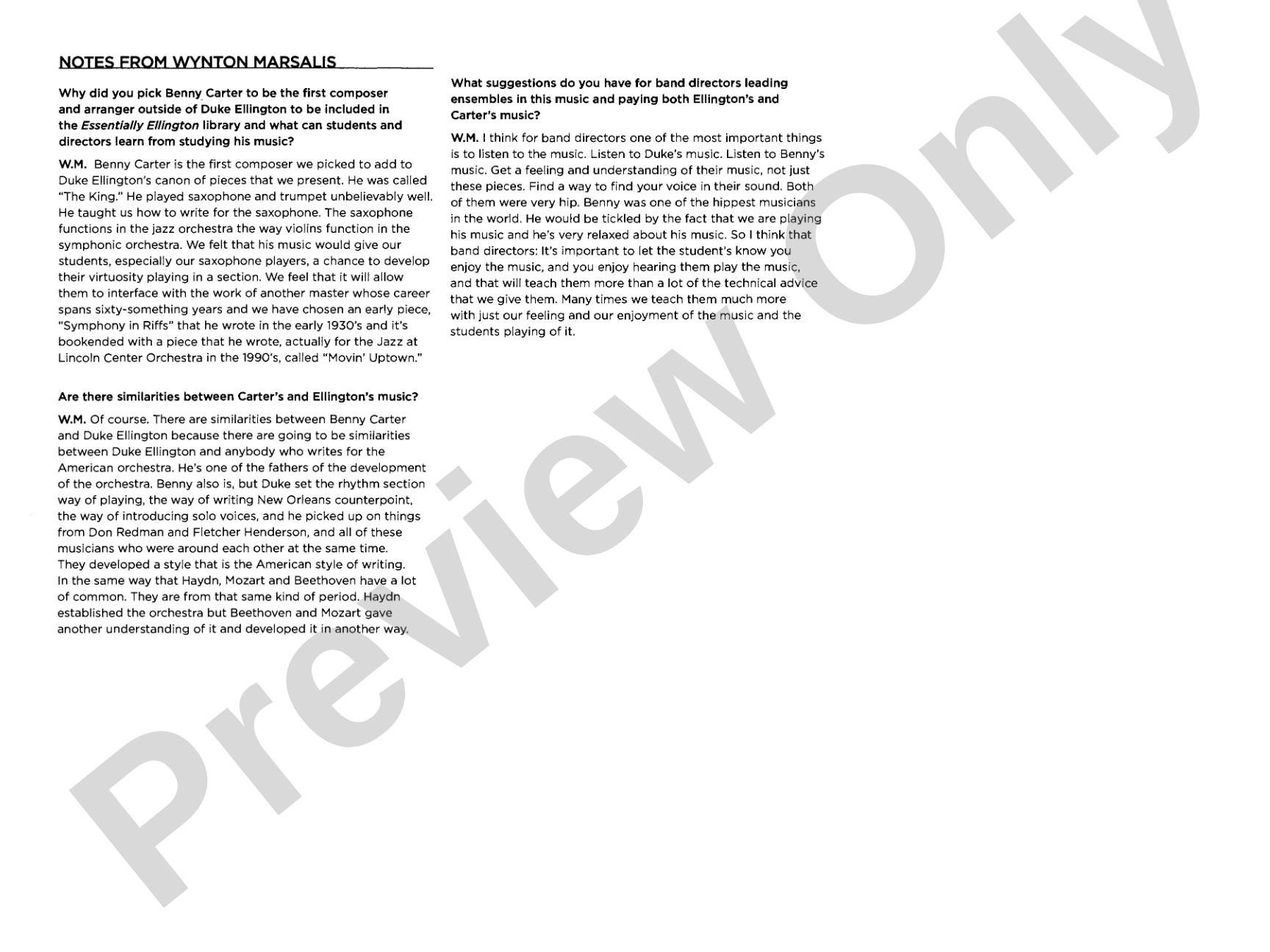 Movin' Uptown: Jazz Ensemble Conductor Score & Parts