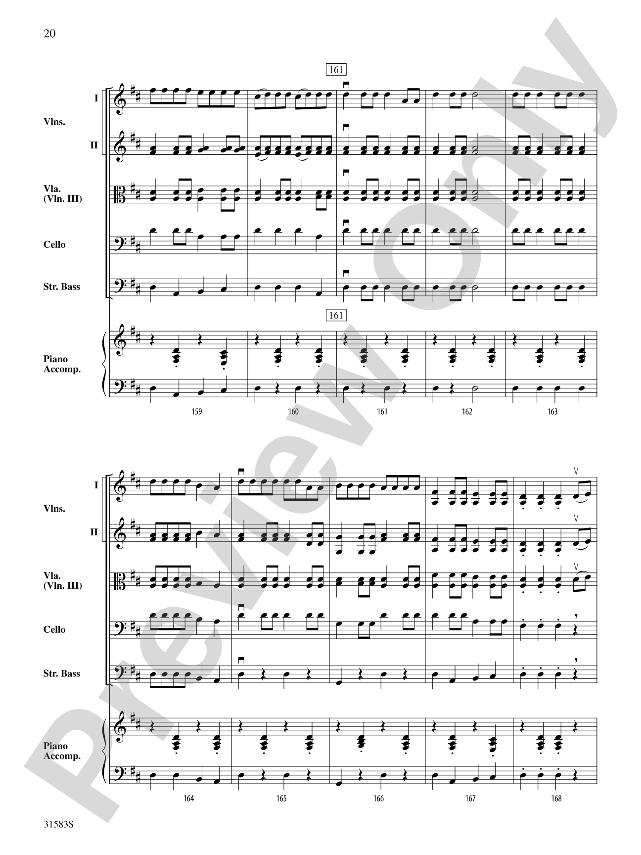 Prelude to the Afternoon on a Farm: String Orchestra Conductor Score & Parts