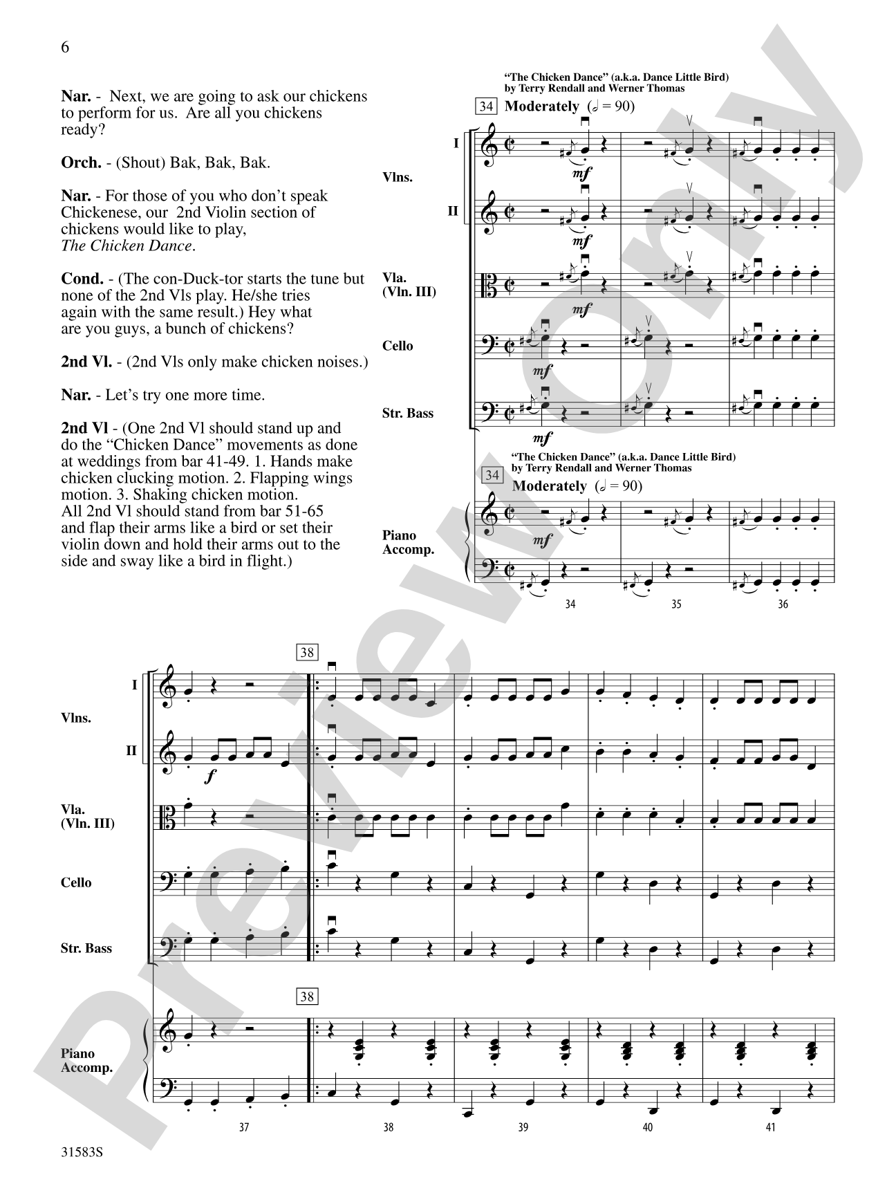 Prelude to the Afternoon on a Farm: String Orchestra Conductor Score & Parts