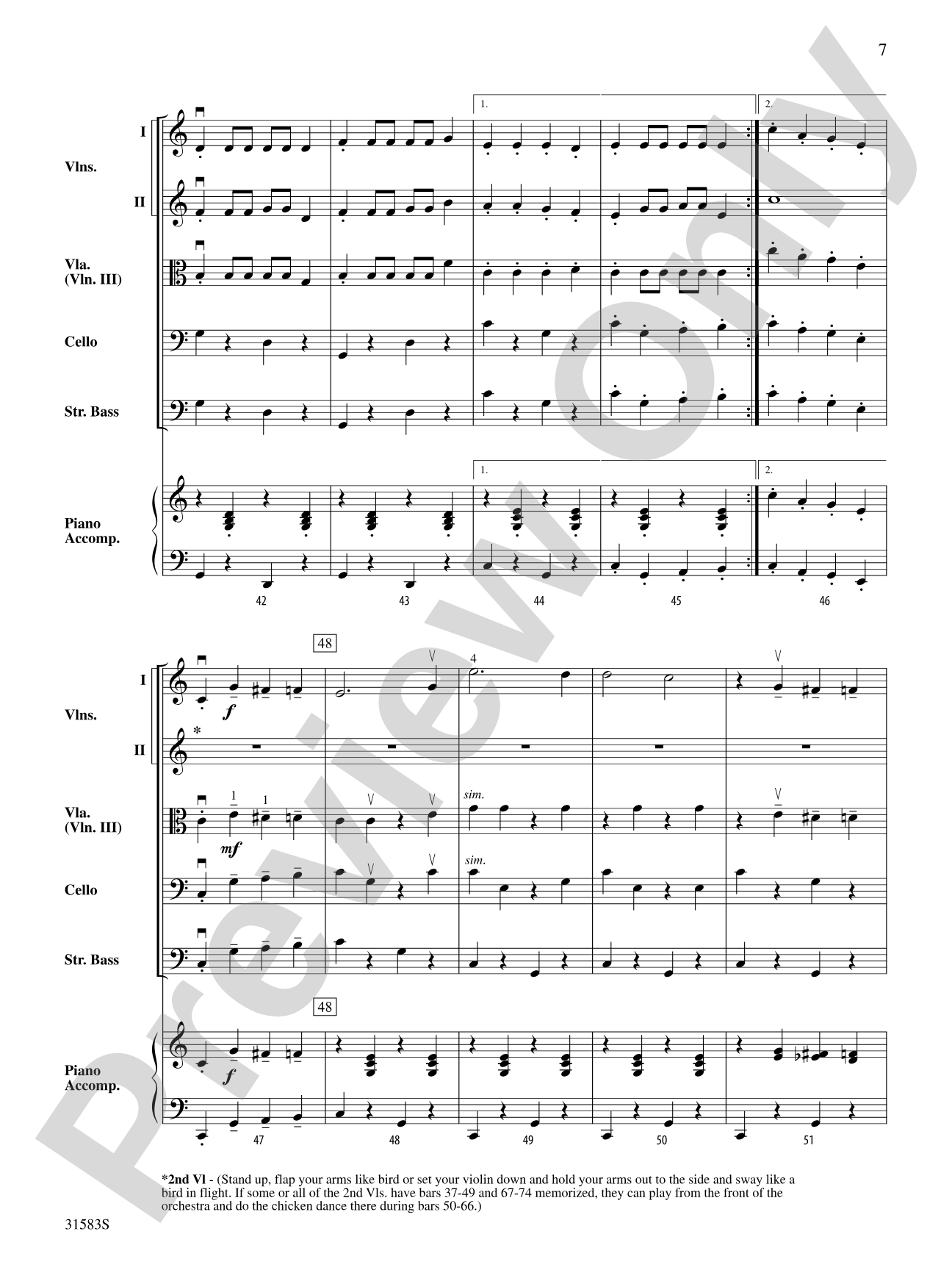 Prelude to the Afternoon on a Farm: String Orchestra Conductor Score & Parts