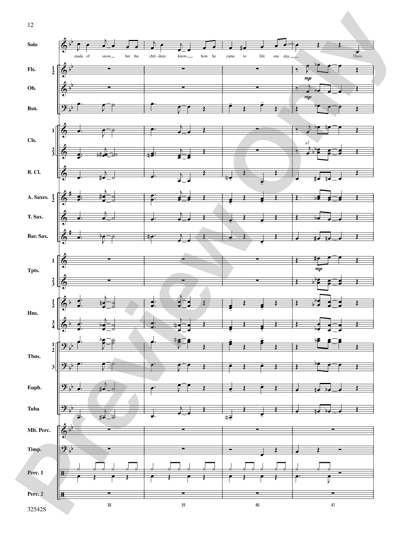 Christmas from the '50s: Concert Band Conductor Score & Parts