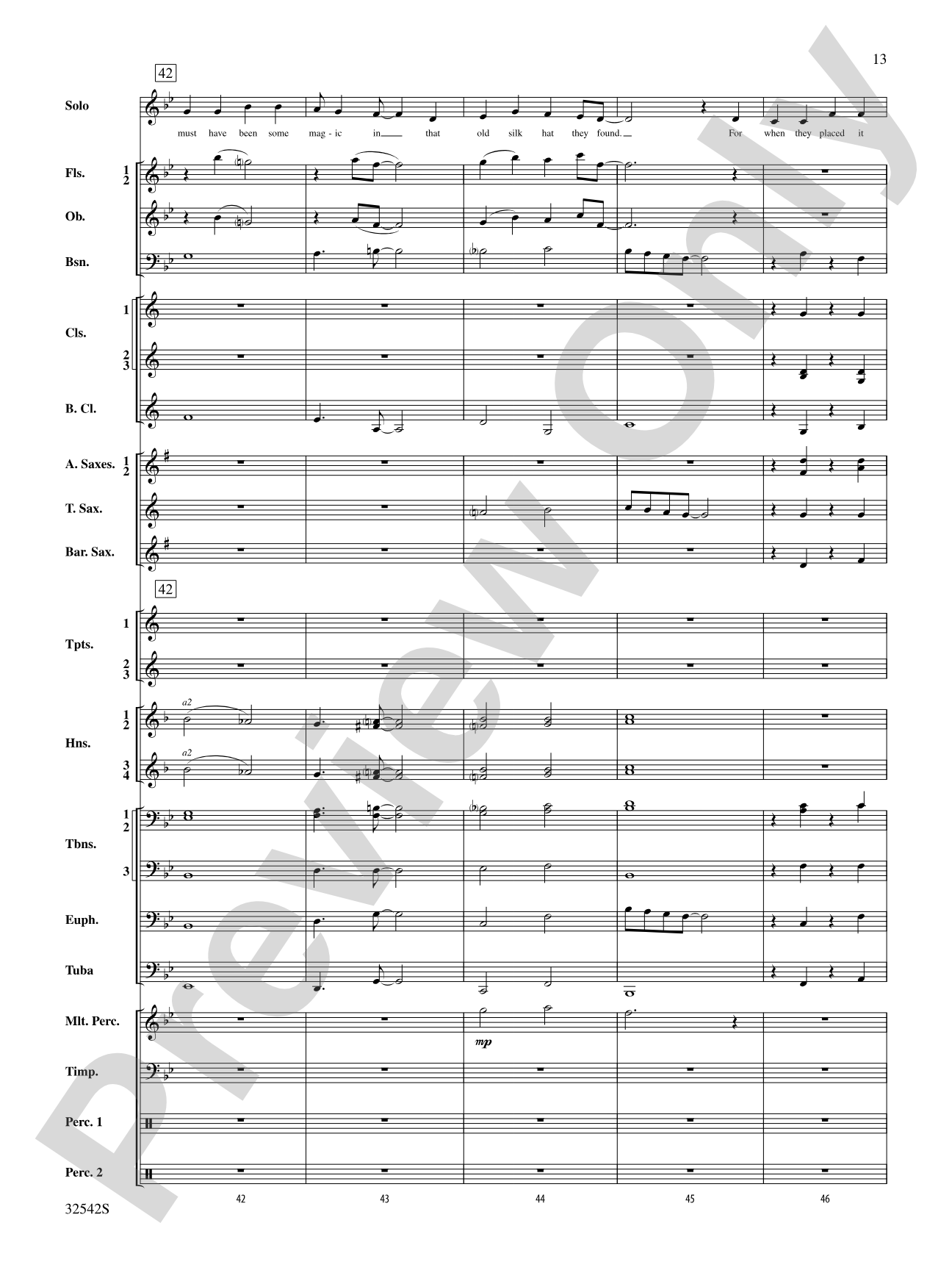Christmas from the '50s: Concert Band Conductor Score & Parts