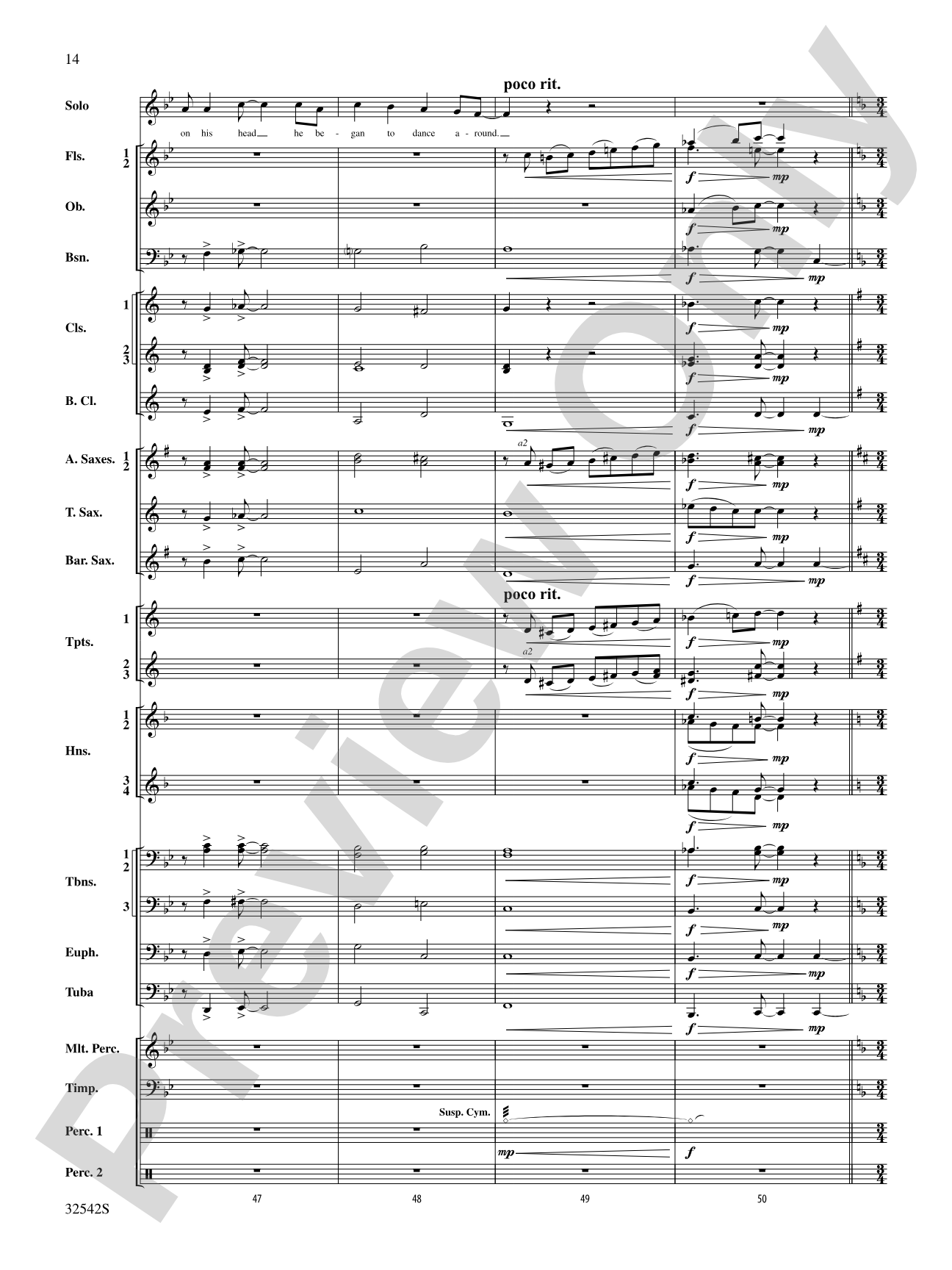 Christmas from the '50s: Concert Band Conductor Score & Parts