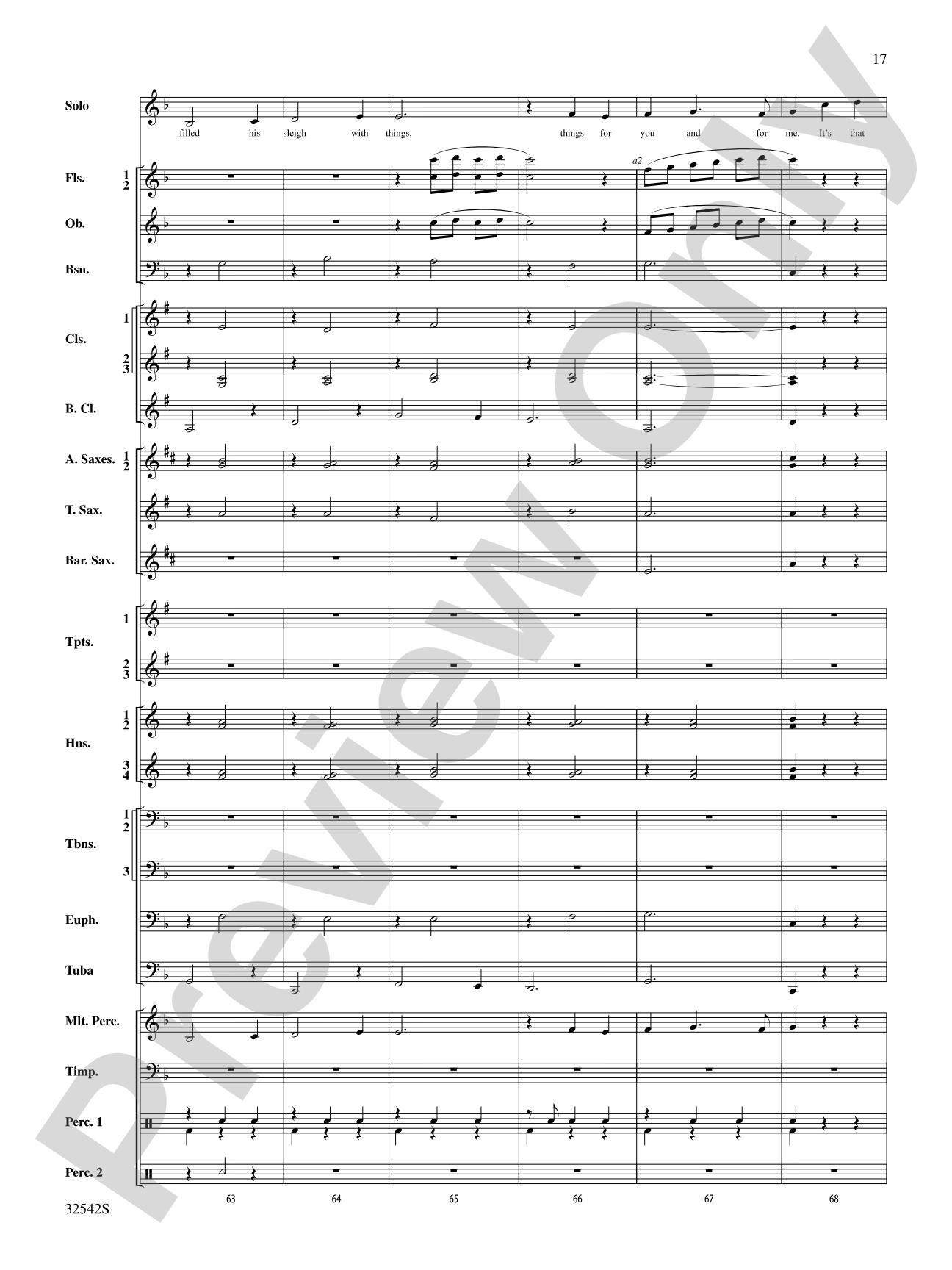 Christmas from the '50s: Concert Band Conductor Score & Parts