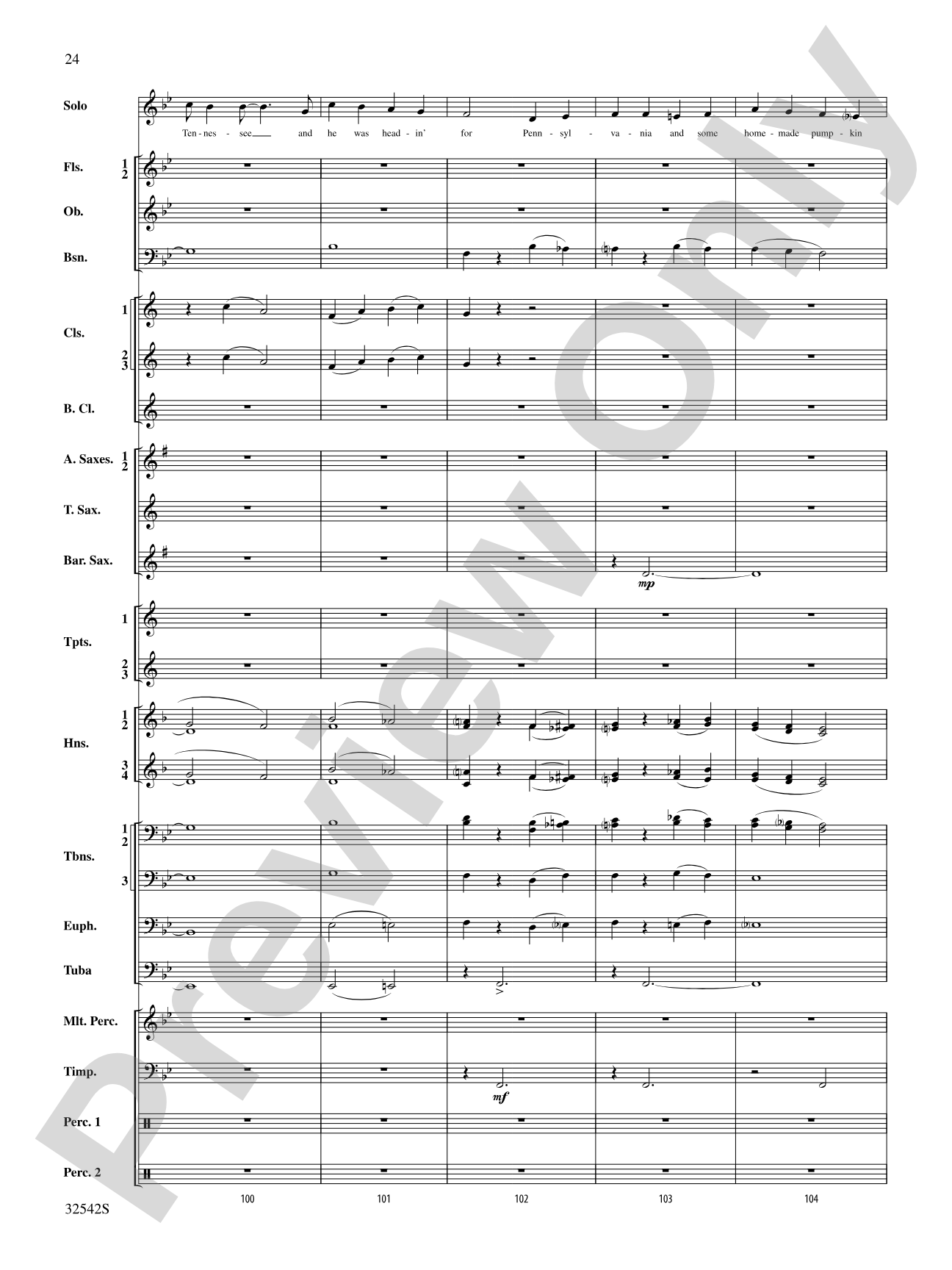 Christmas from the '50s: Concert Band Conductor Score & Parts