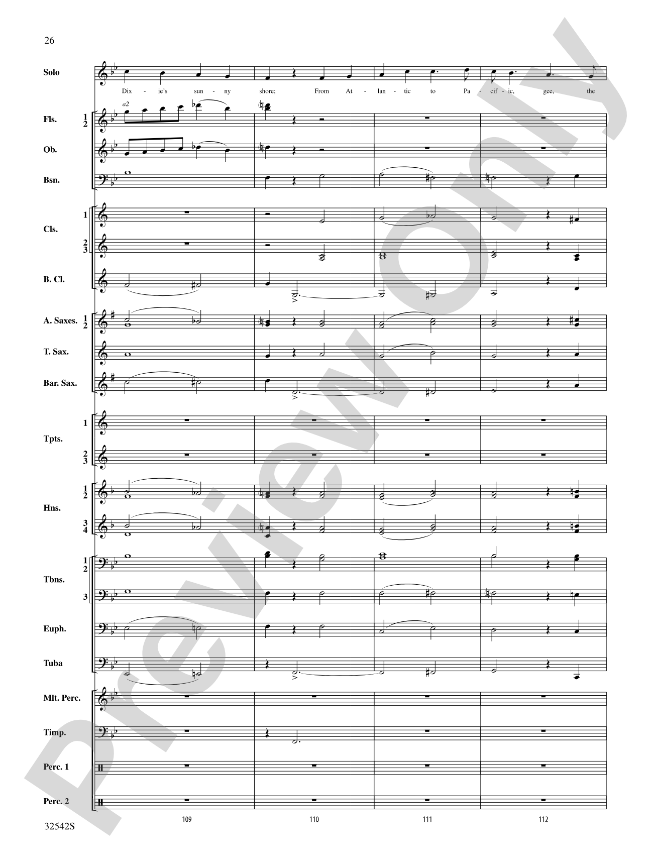 Christmas from the '50s: Concert Band Conductor Score & Parts