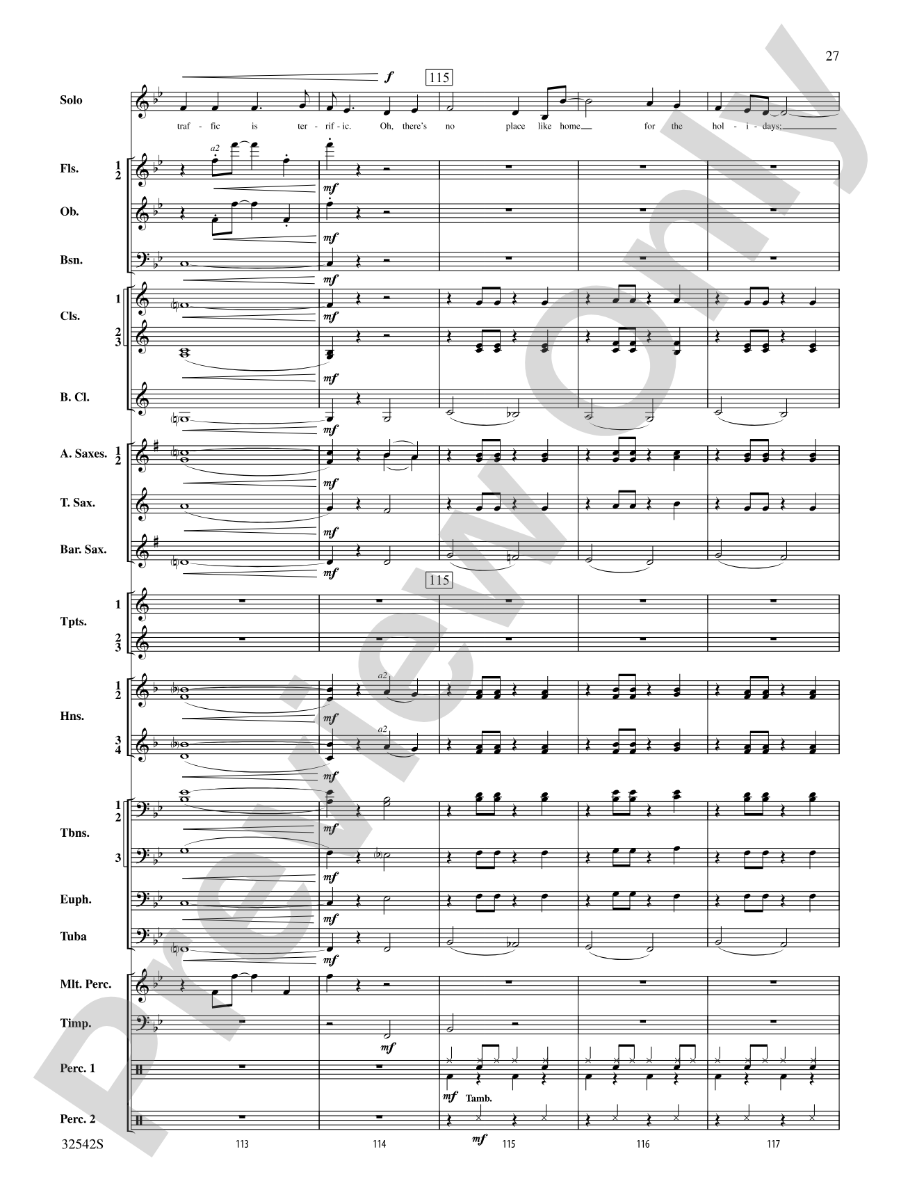 Christmas from the '50s: Concert Band Conductor Score & Parts