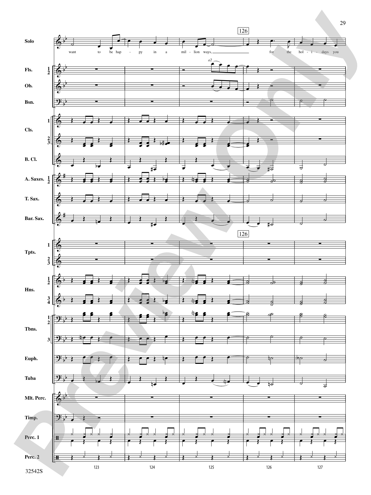 Christmas from the '50s: Concert Band Conductor Score & Parts