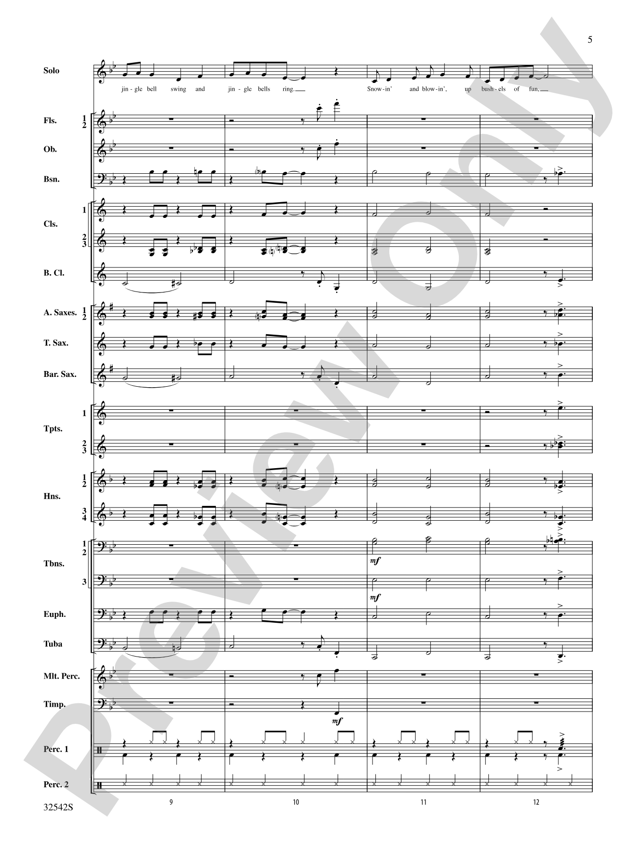Christmas from the '50s: Concert Band Conductor Score & Parts