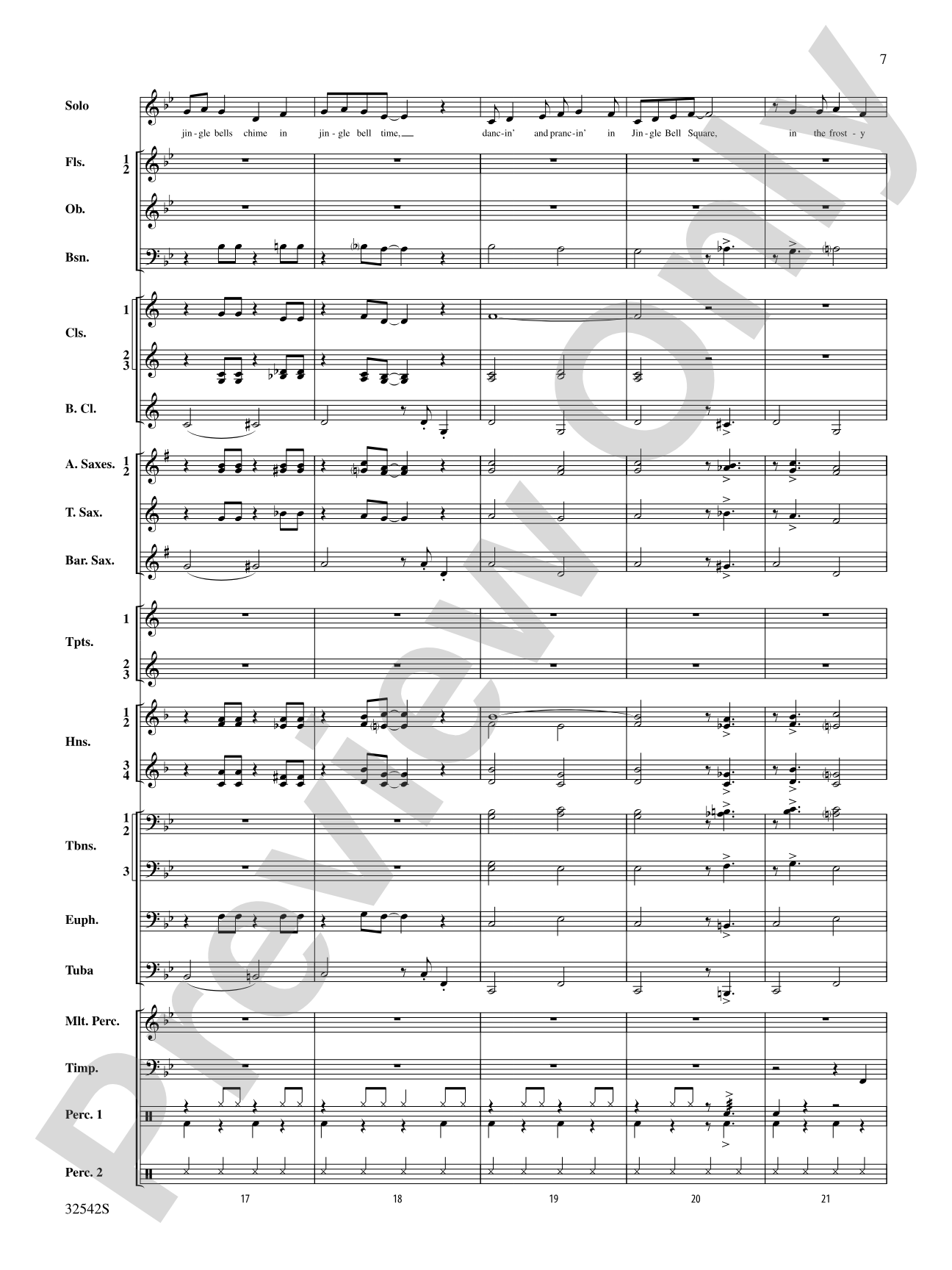 Christmas from the '50s: Concert Band Conductor Score & Parts